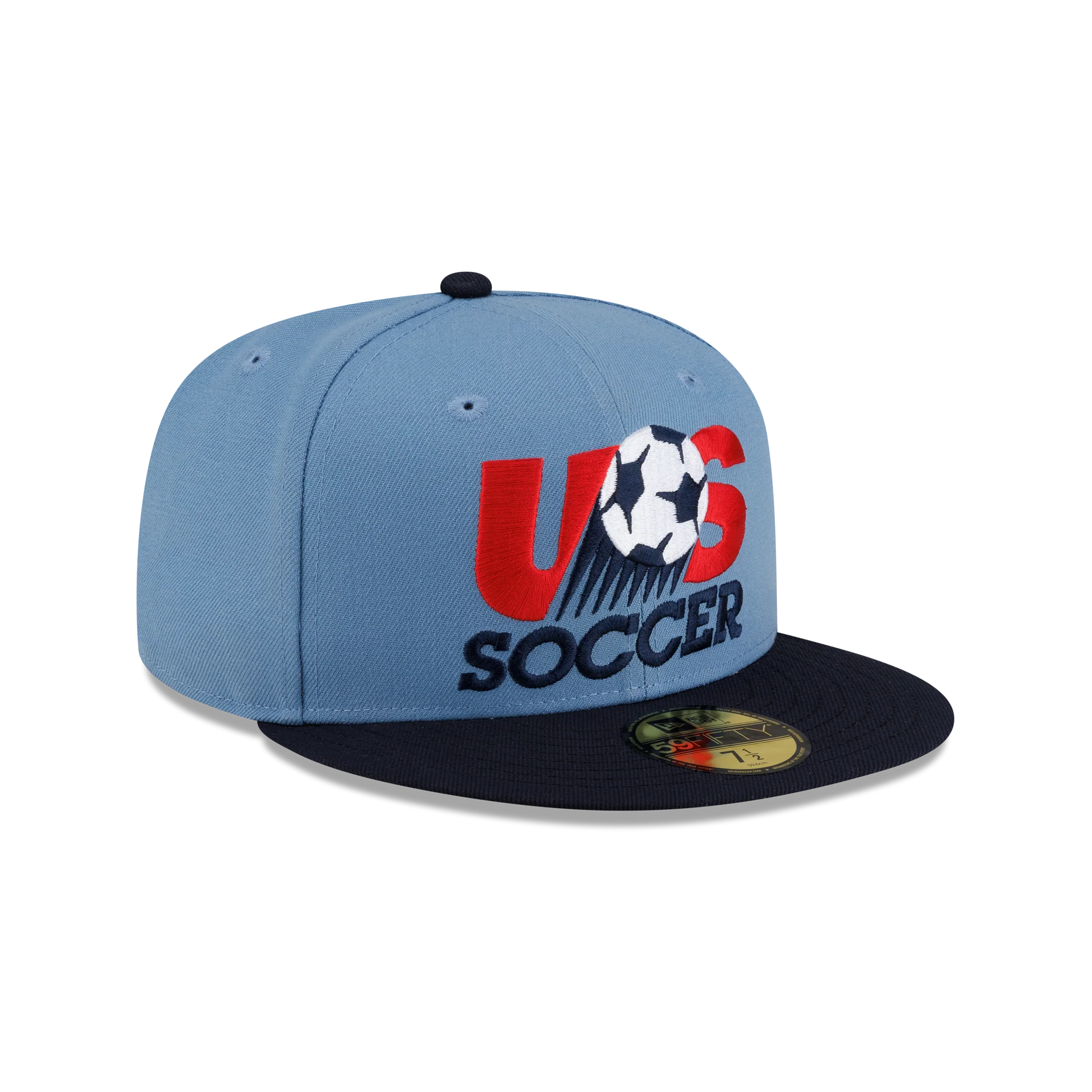 U.S. Soccer Retro 1993 Faded Blue 59FIFTY Fitted Hat - Image 3