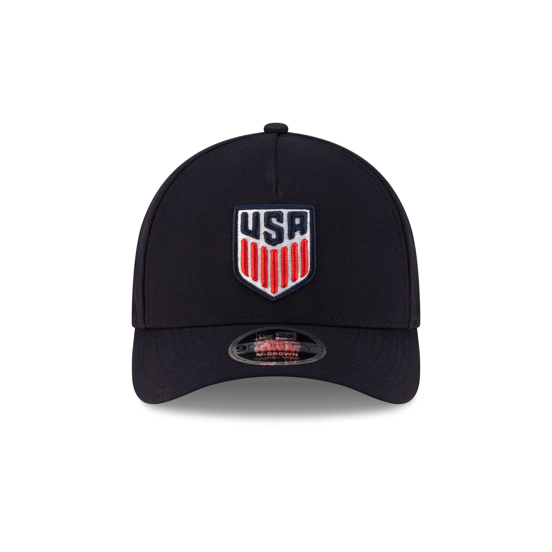 U.S. Soccer Men's National Team Americana Flag Navy 9FORTY M-Crown A-Frame Snapback Hat - Image 2