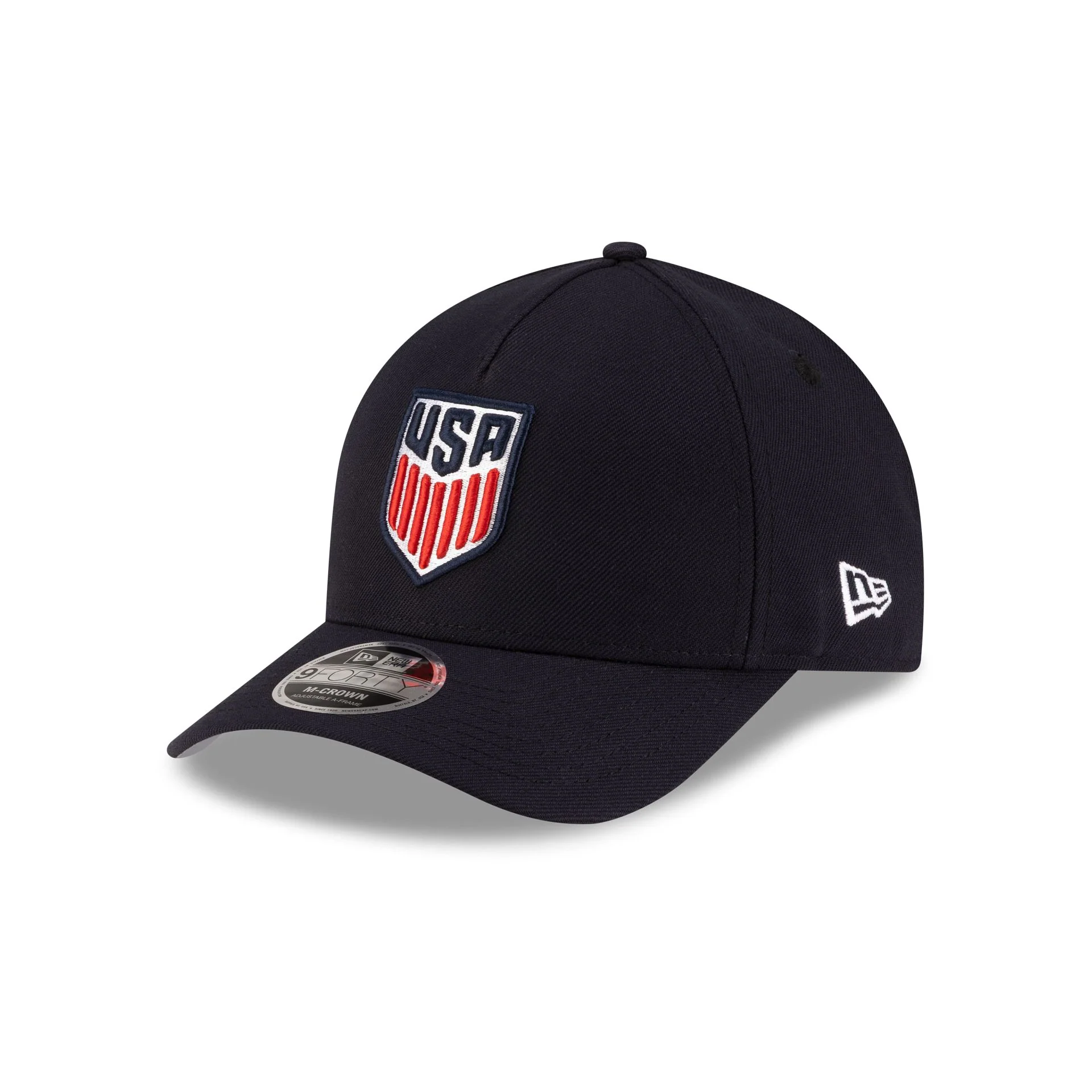 U.S. Soccer Men's National Team Americana Flag Navy 9FORTY M-Crown A-Frame Snapback Hat - Image 3