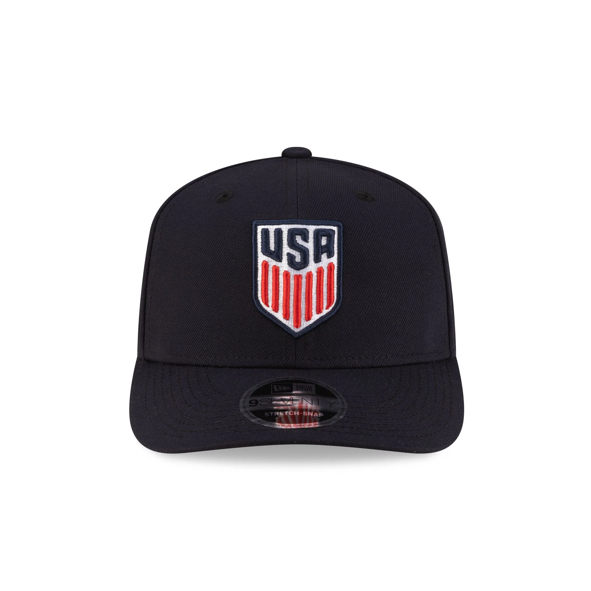 U.S. Soccer Men's National Team Americana Flag Navy 9SEVENTY Stretch-Snap Hat - Image 2