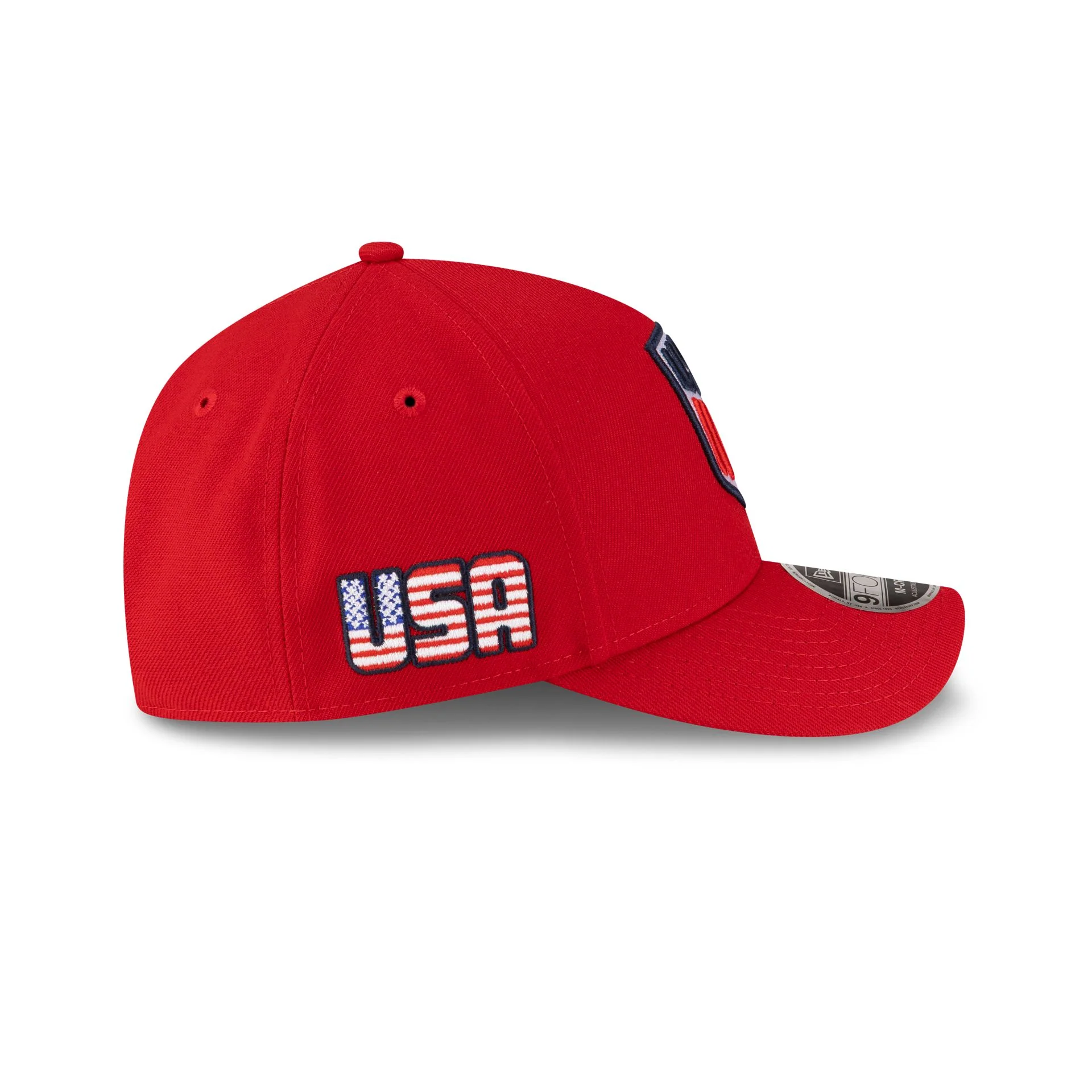 U.S. Soccer Men's National Team Americana Flag Red 9FORTY M-Crown A-Frame Snapback Hat - Image 4