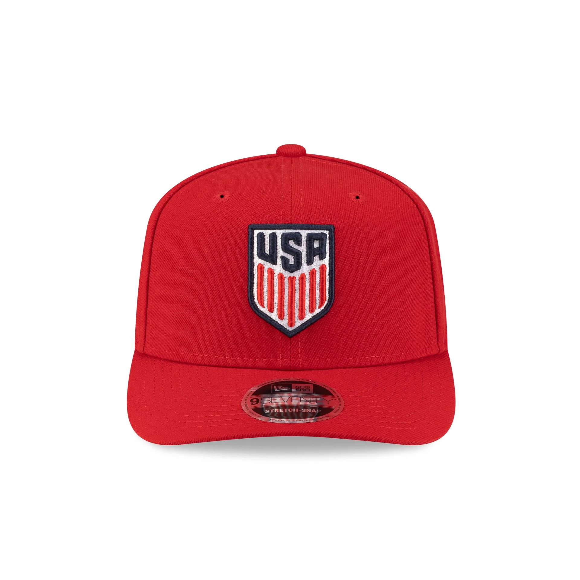 U.S. Soccer Men's National Team Americana Flag Red 9SEVENTY Stretch-Snap Hat - Image 2