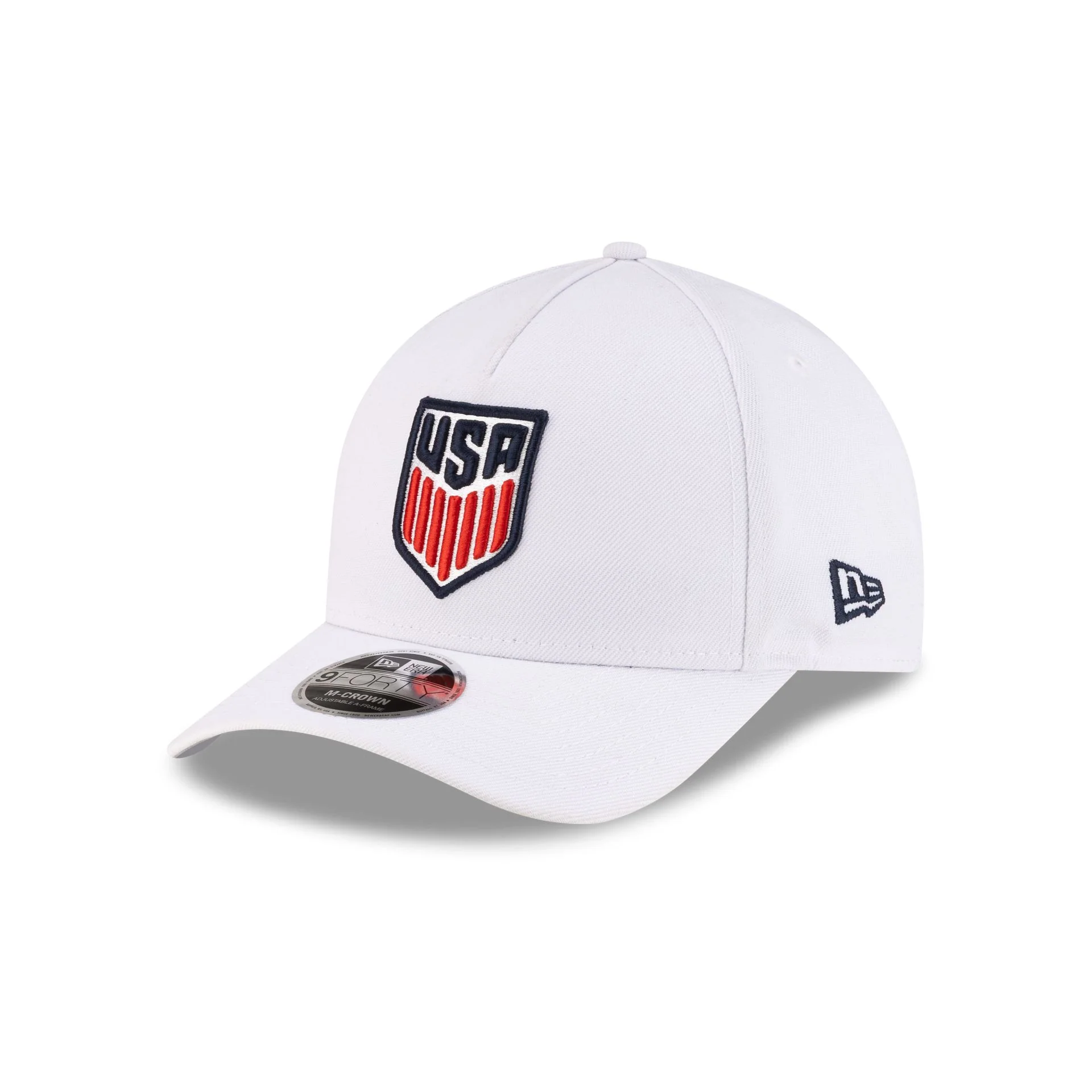 U.S. Soccer Men's National Team Americana Flag White 9FORTY M-Crown A-Frame Snapback Hat - Image 3