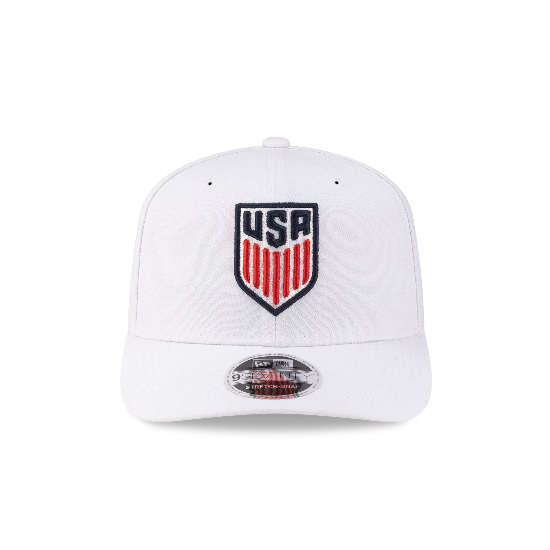 U.S. Soccer Men's National Team Americana Flag White 9SEVENTY Stretch-Snap Hat - Image 2