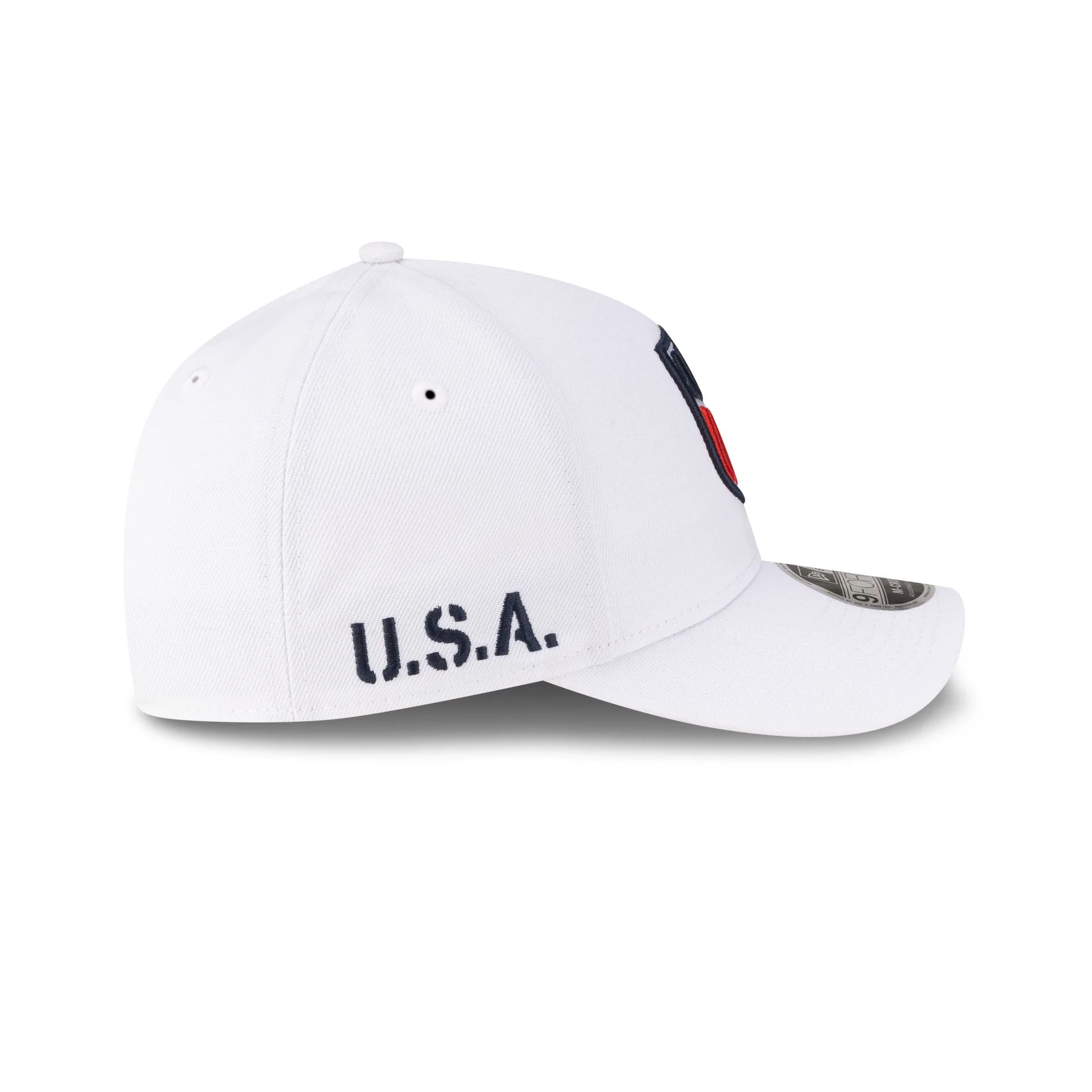 U.S. Soccer Men's National Team Americana White 9FORTY M-Crown A-Frame Snapback Hat - Image 4