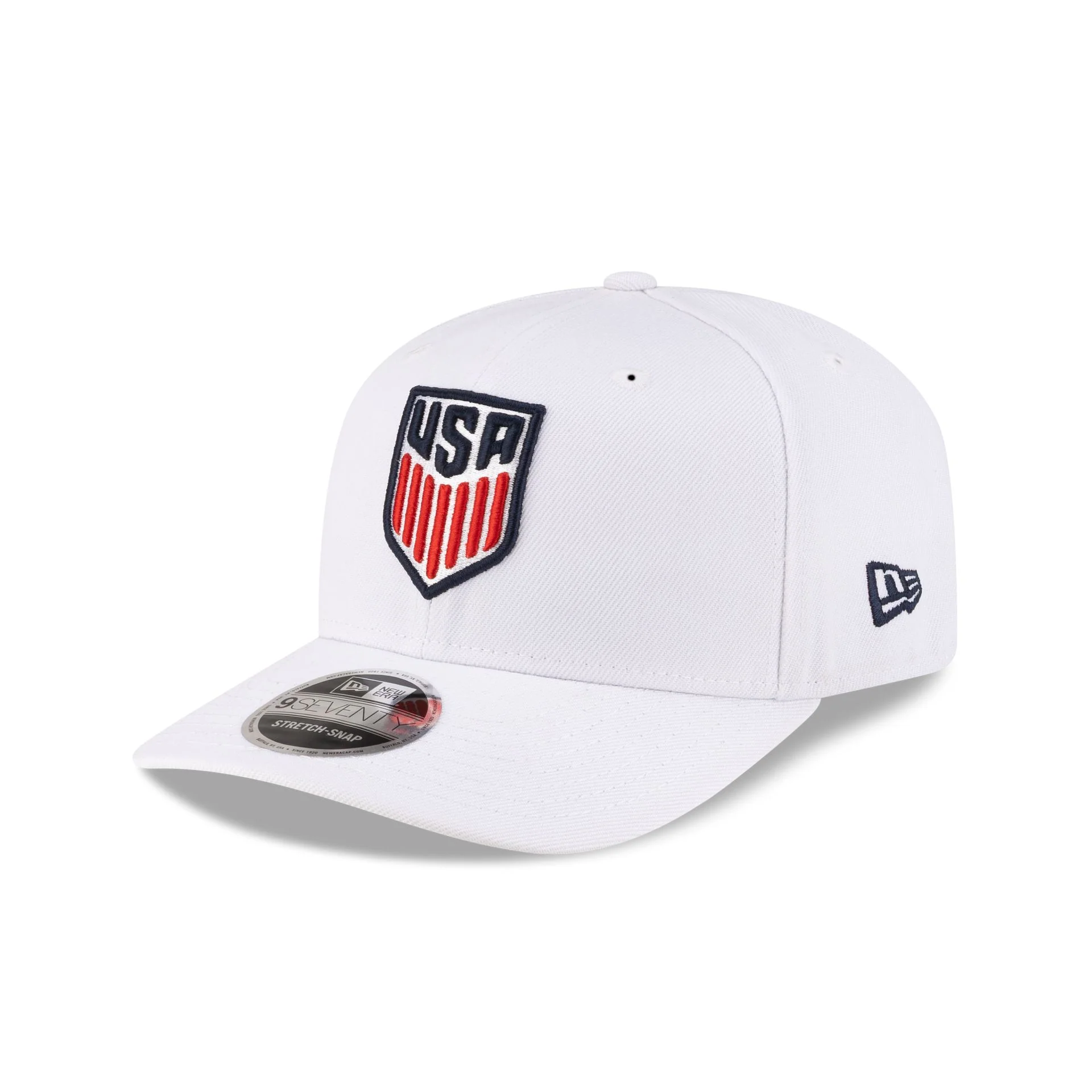 U.S. Soccer Men's National Team Americana White 9SEVENTY Stretch-Snap Hat - Image 3