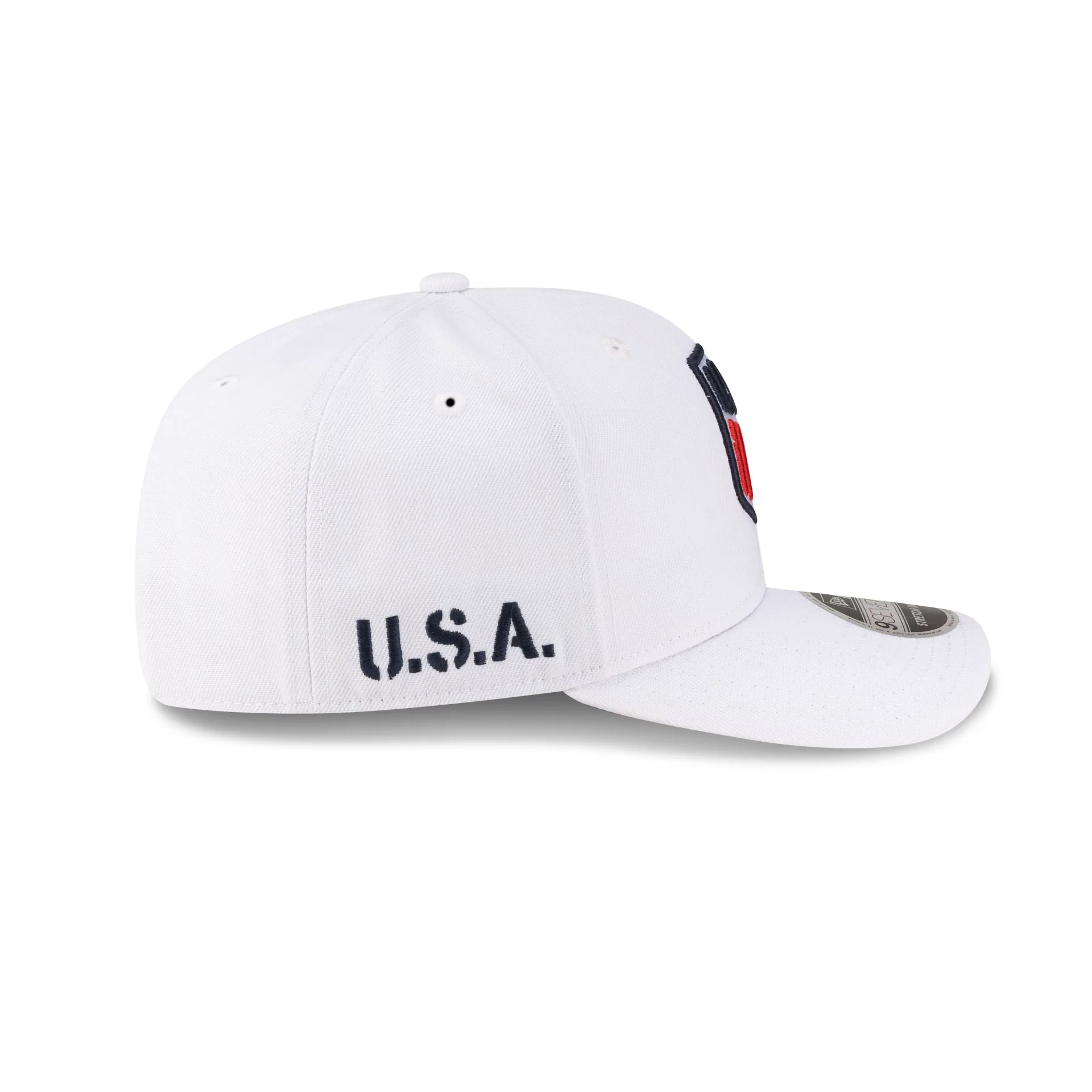 U.S. Soccer Men's National Team Americana White 9SEVENTY Stretch-Snap Hat - Image 4