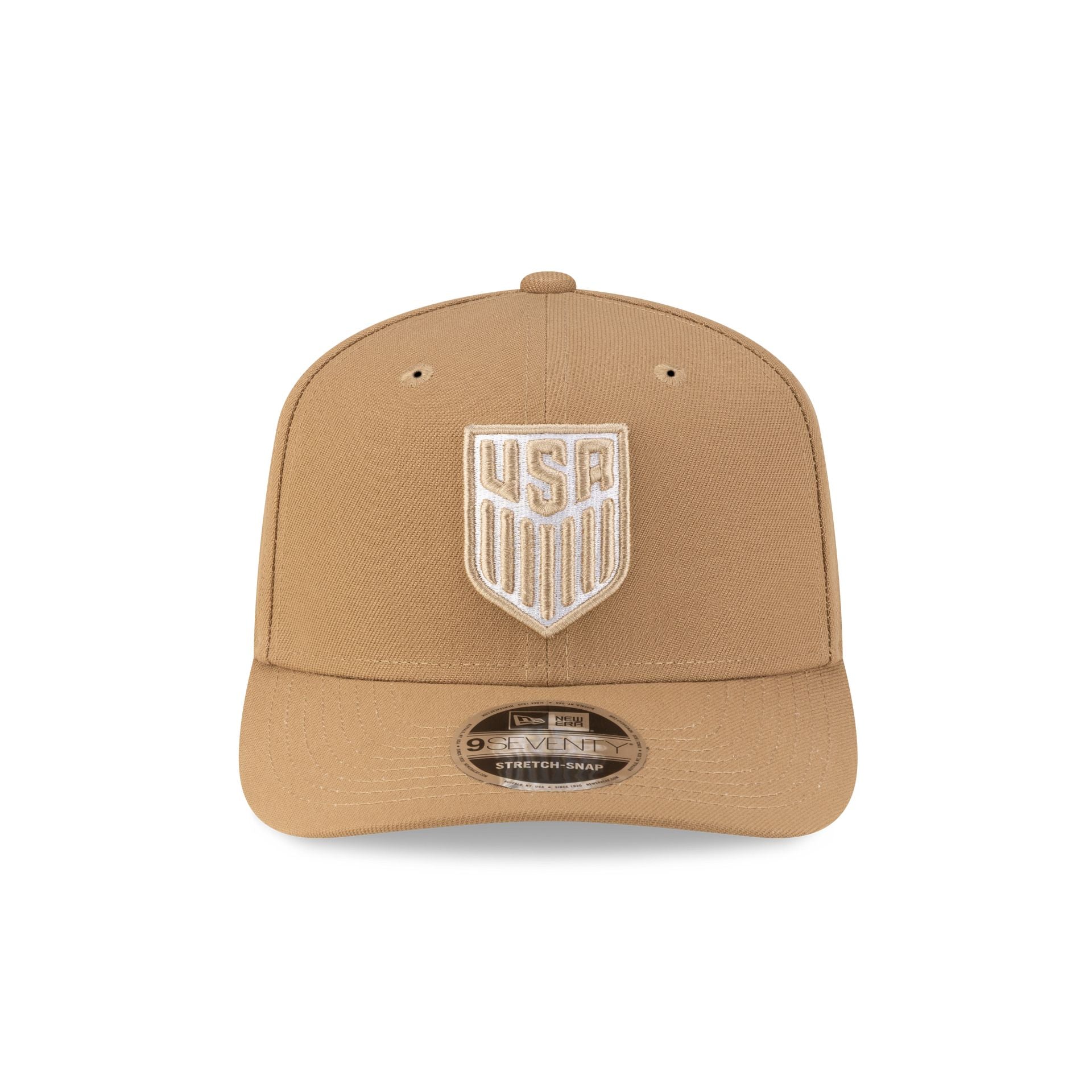 U.S. Soccer Men's National Team Khaki 9SEVENTY Stretch-Snap Hat - Image 2