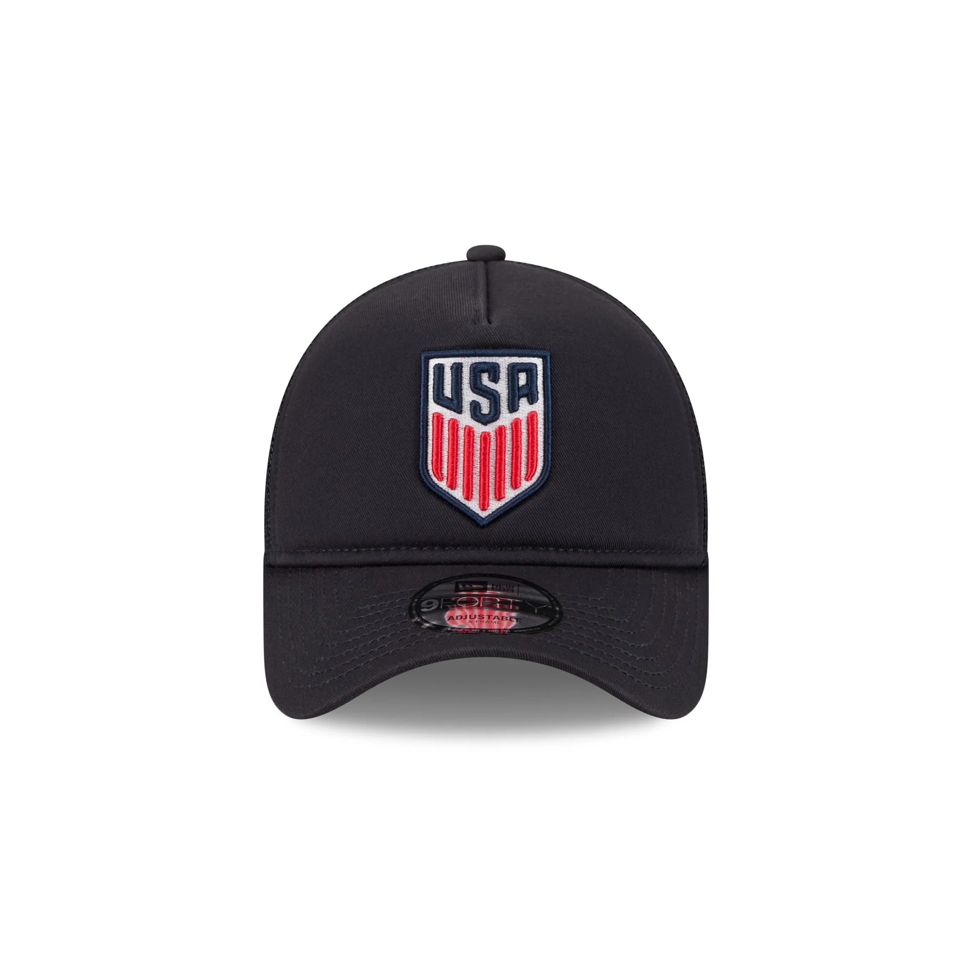 U.S. Soccer Men's National Team Navy 9FORTY A-Frame Trucker Hat - Image 2