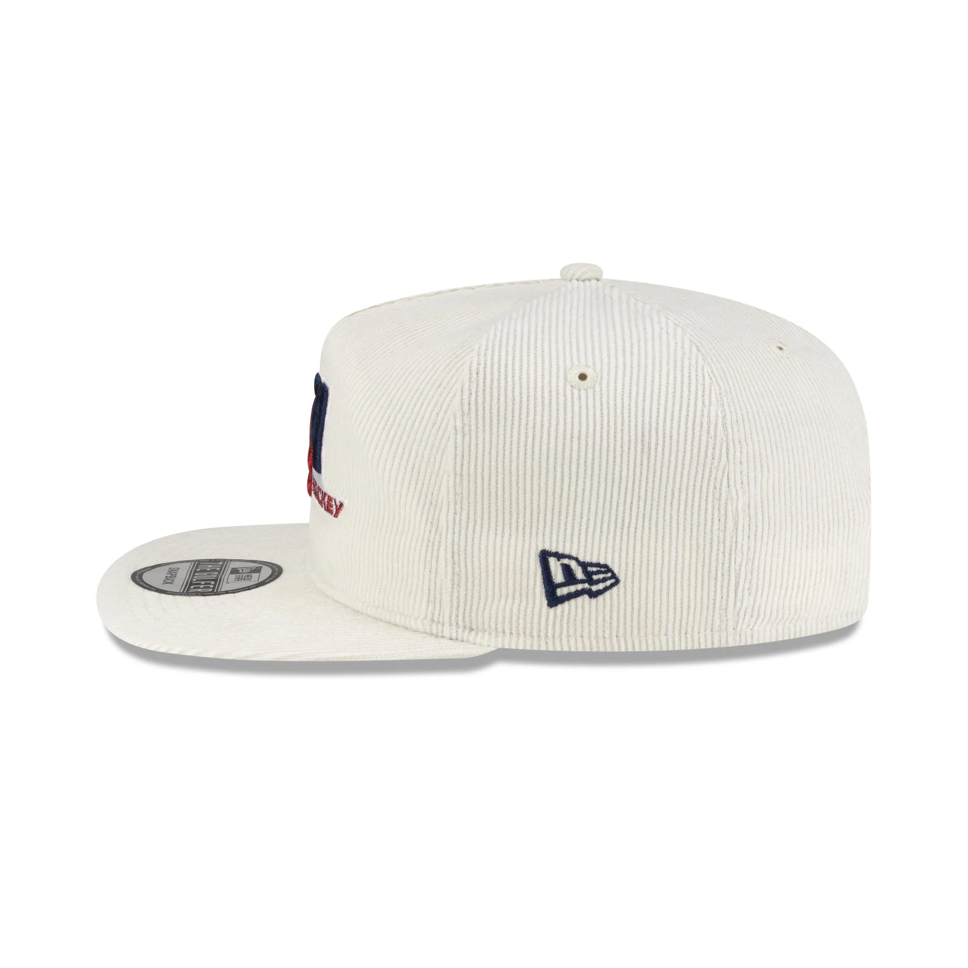 USA Hockey Chrome White Corduroy Golfer Hat - Image 4