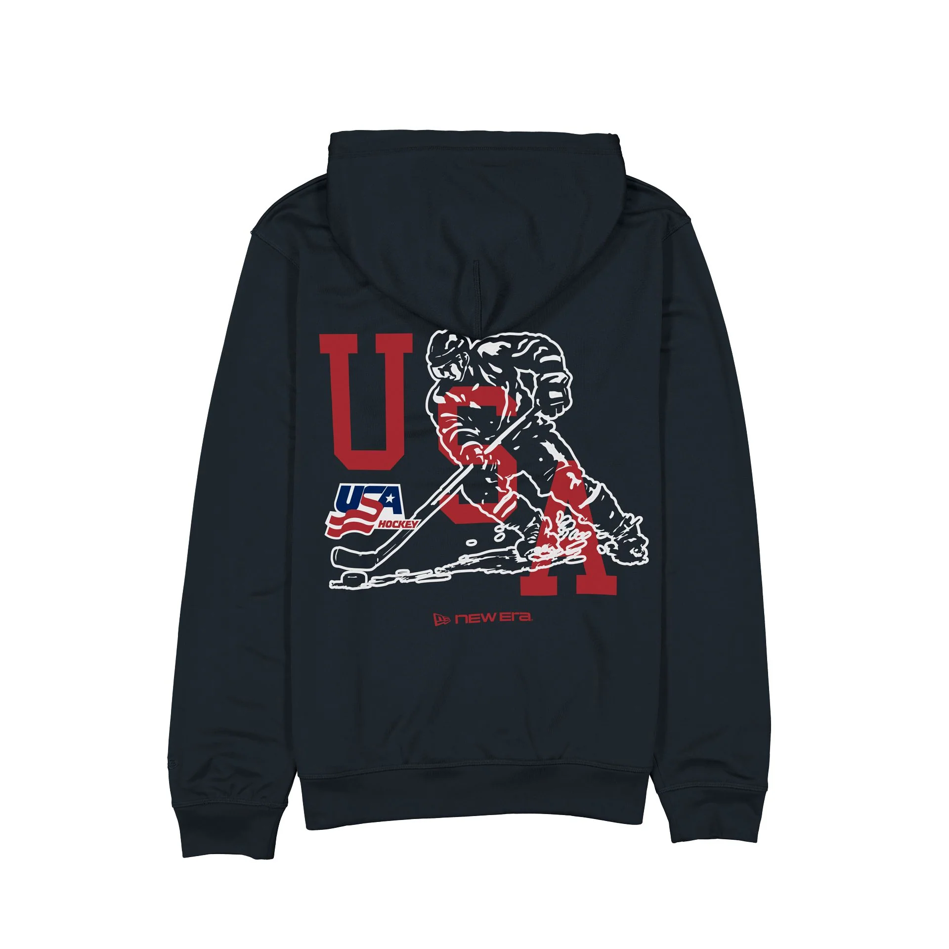 USA Hockey Player Navy Hoodie - Image 2