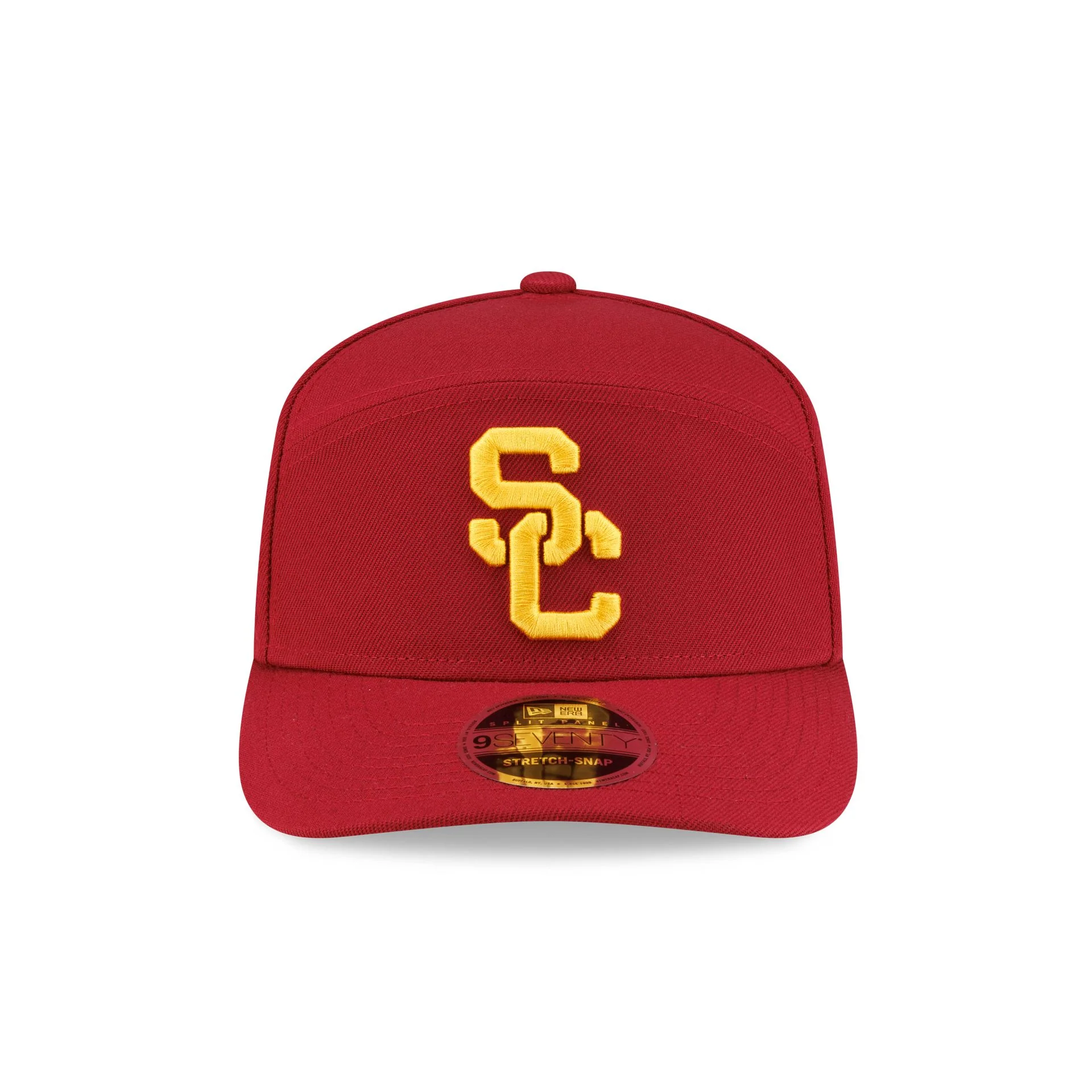 USC Trojans Poly Split Panel 9SEVENTY Stretch-Snap Hat - Image 2