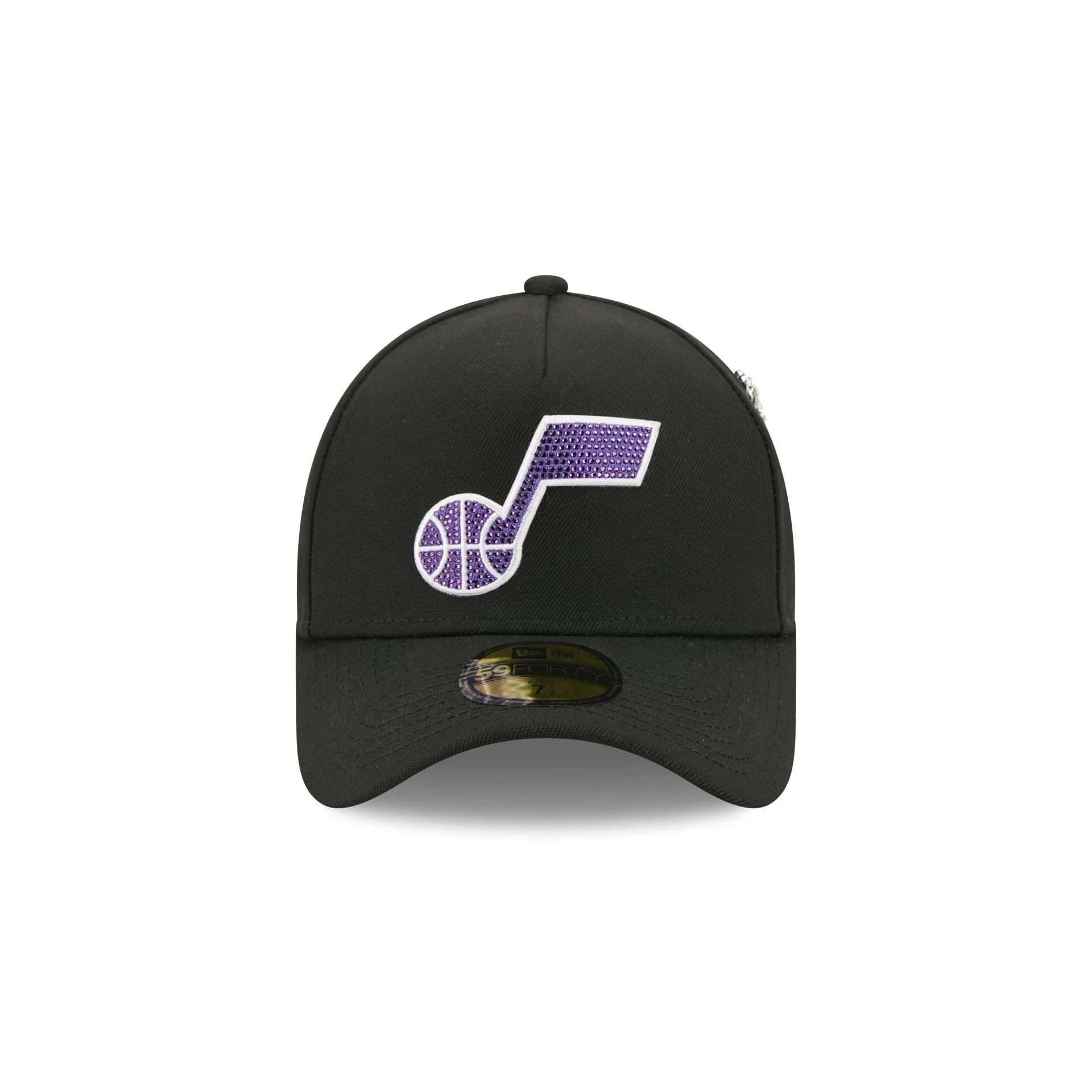 Utah Jazz 2026 Draft Black 59FORTY A-Frame Fitted Hat - Image 2