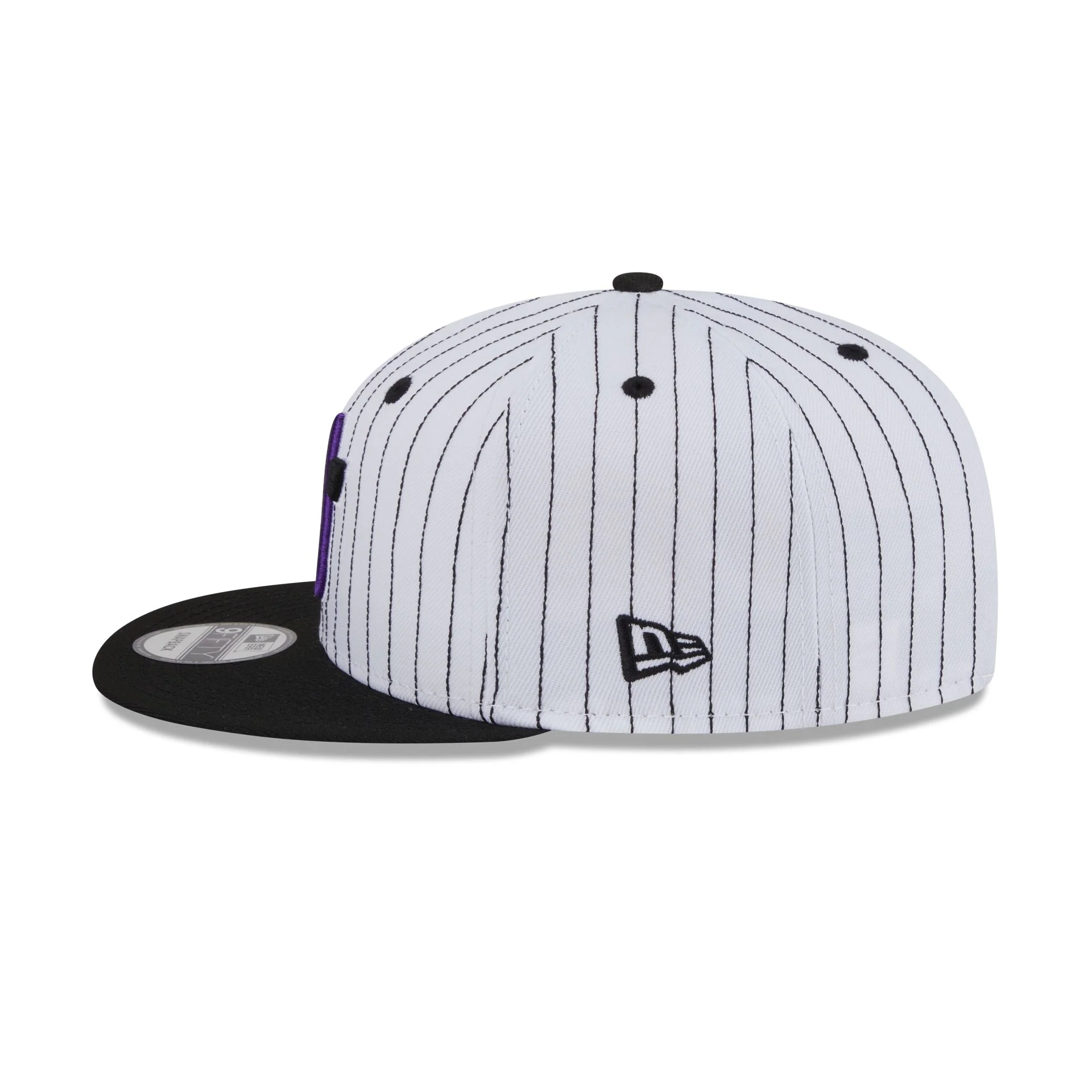 Utah Jazz Deceptor Pinstripe 9FIFTY Snapback Hat - Image 5