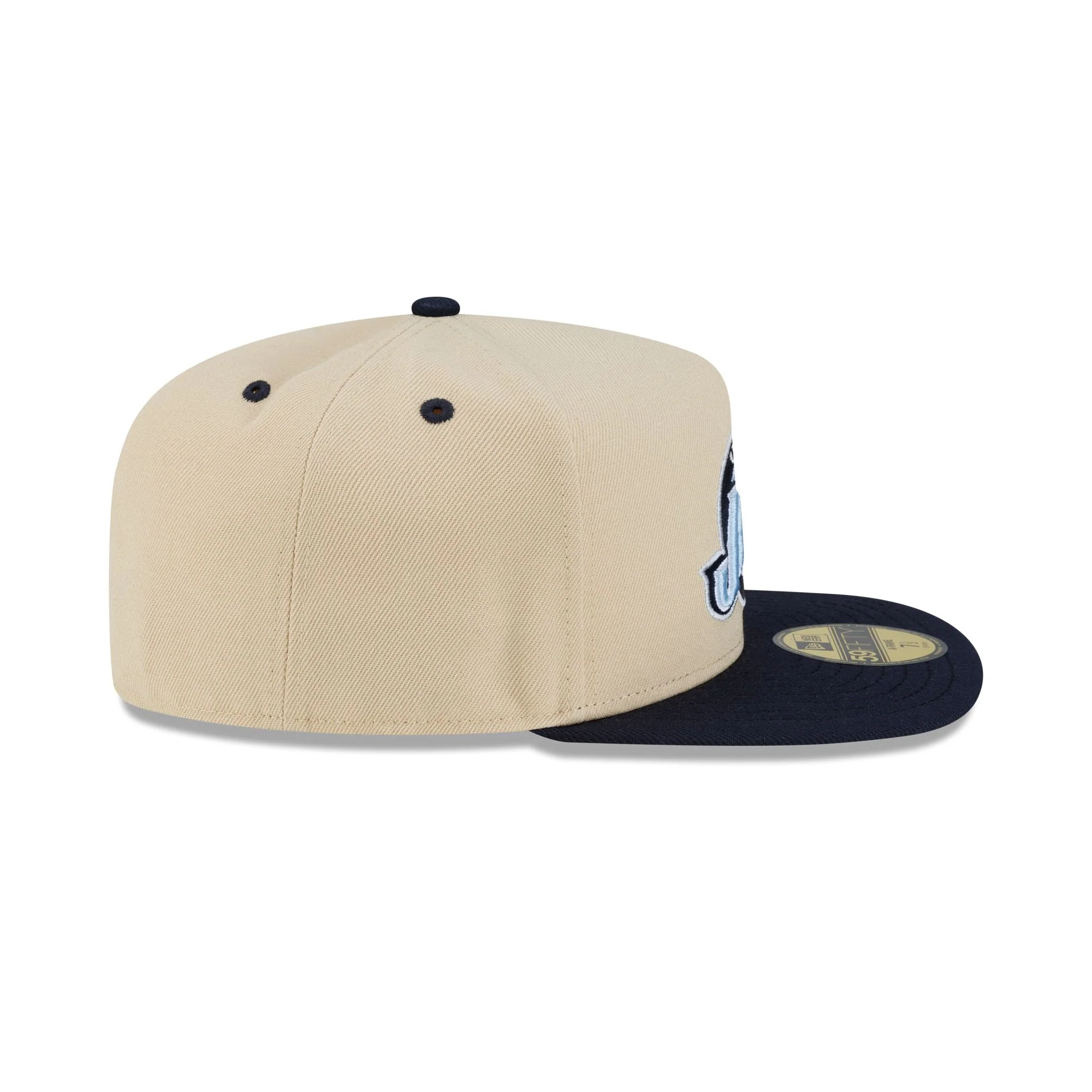 Utah Jazz Hardwood Classics 2000s Gold 59FIFTY A-Frame Fitted Hat - Image 5