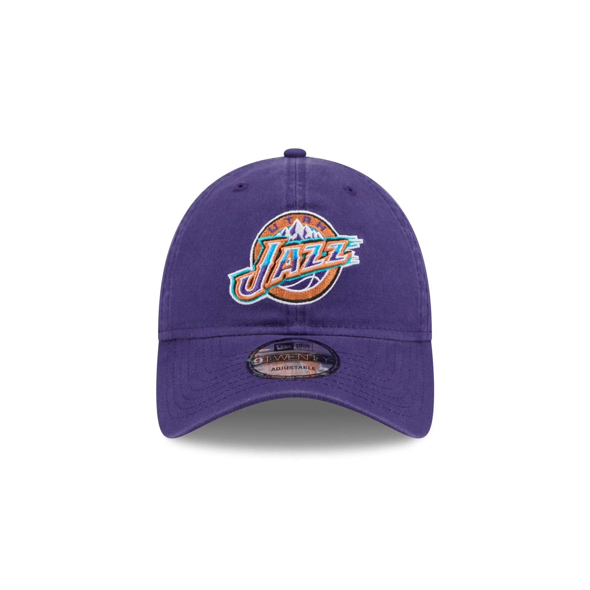 Utah Jazz 1996-2004 Hardwood Classics 9TWENTY Adjustable Hat - Image 2