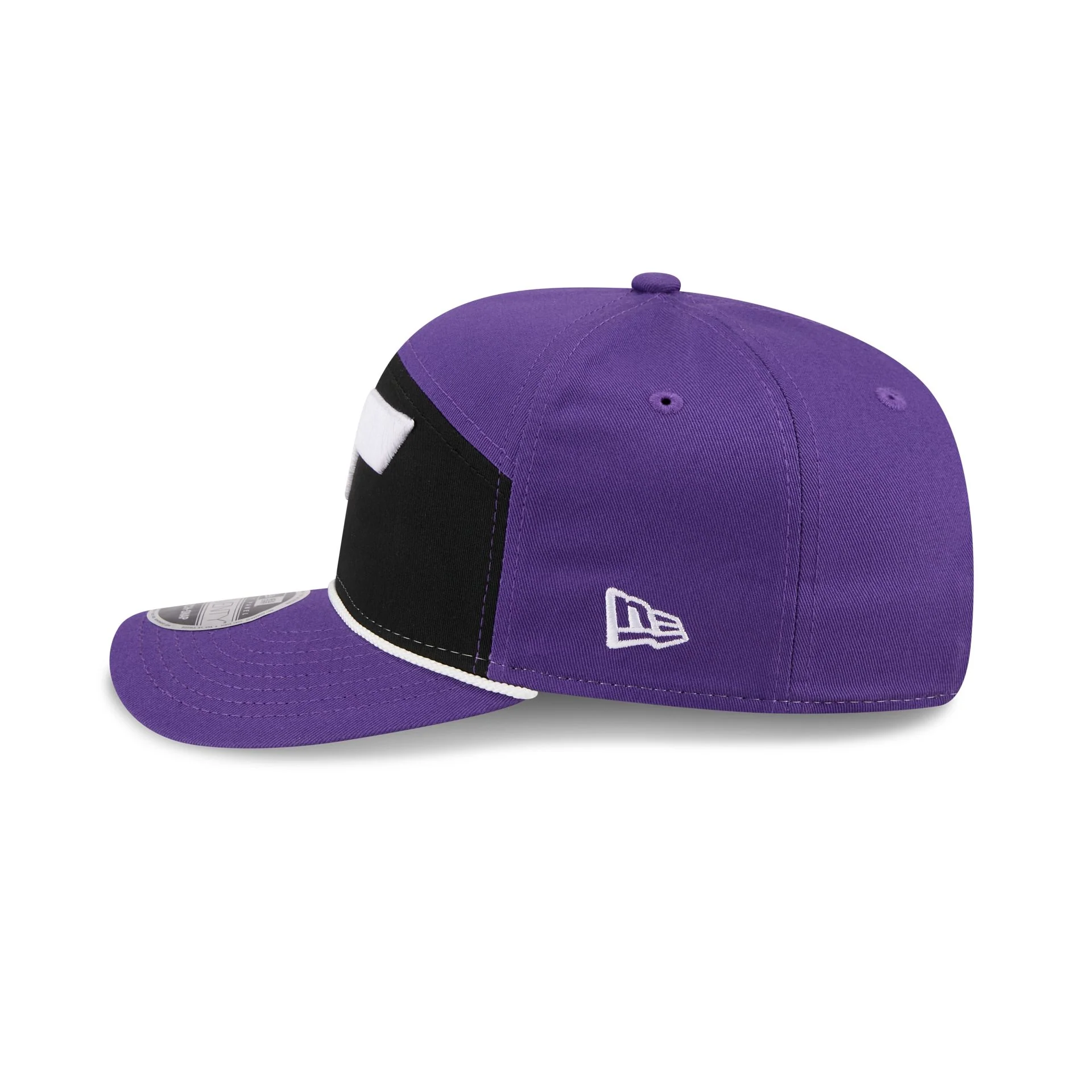 Utah Jazz Split Panel 9SEVENTY Stretch-Snap Hat - Image 4