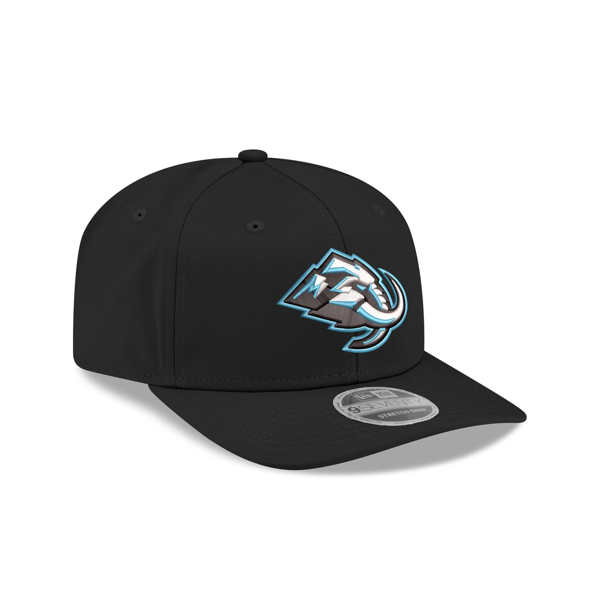 Utah Mammoth Black 9SEVENTY Stretch-Snap Hat - Image 3