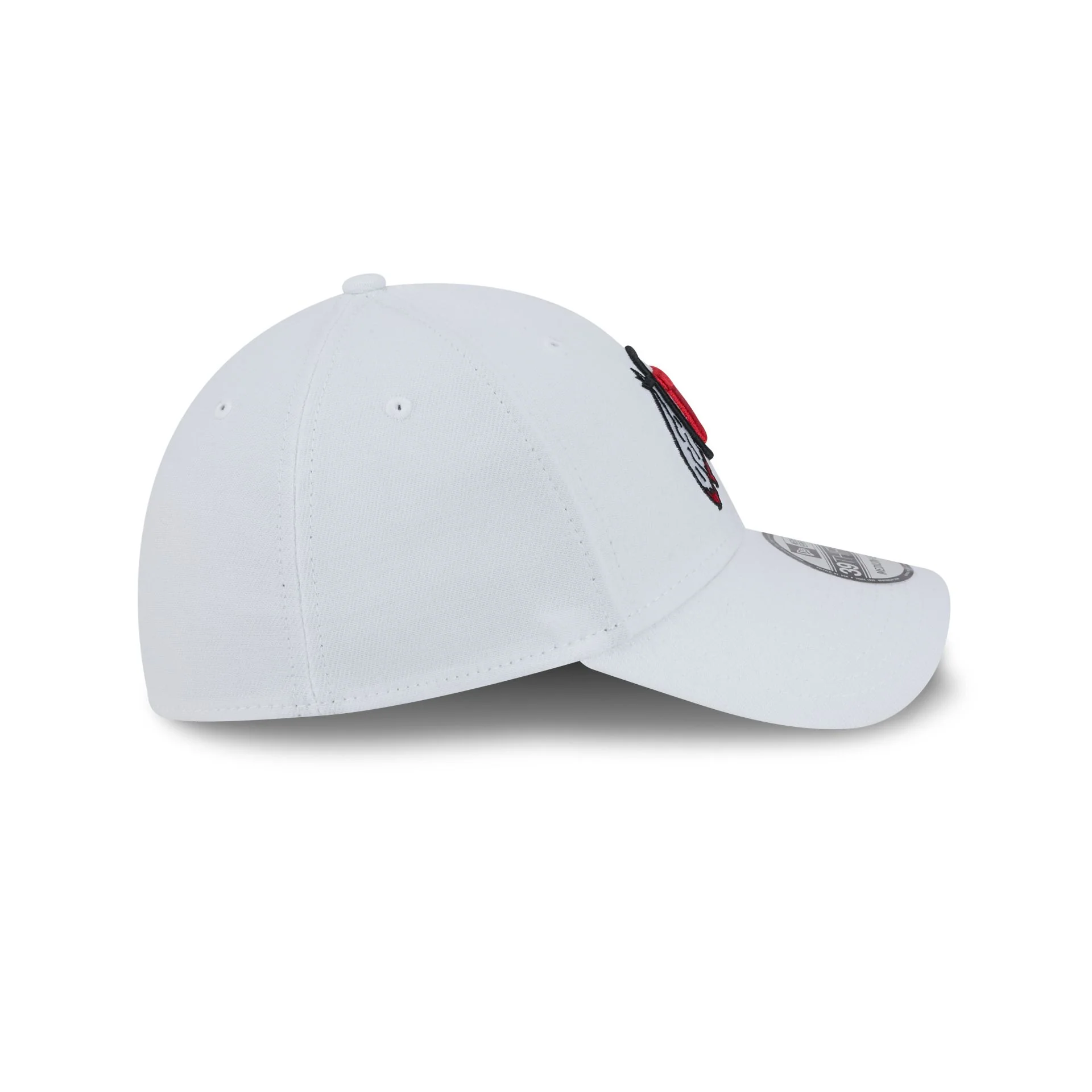 Utah Utes Optic White 39THIRTY Stretch Fit Hat - Image 5