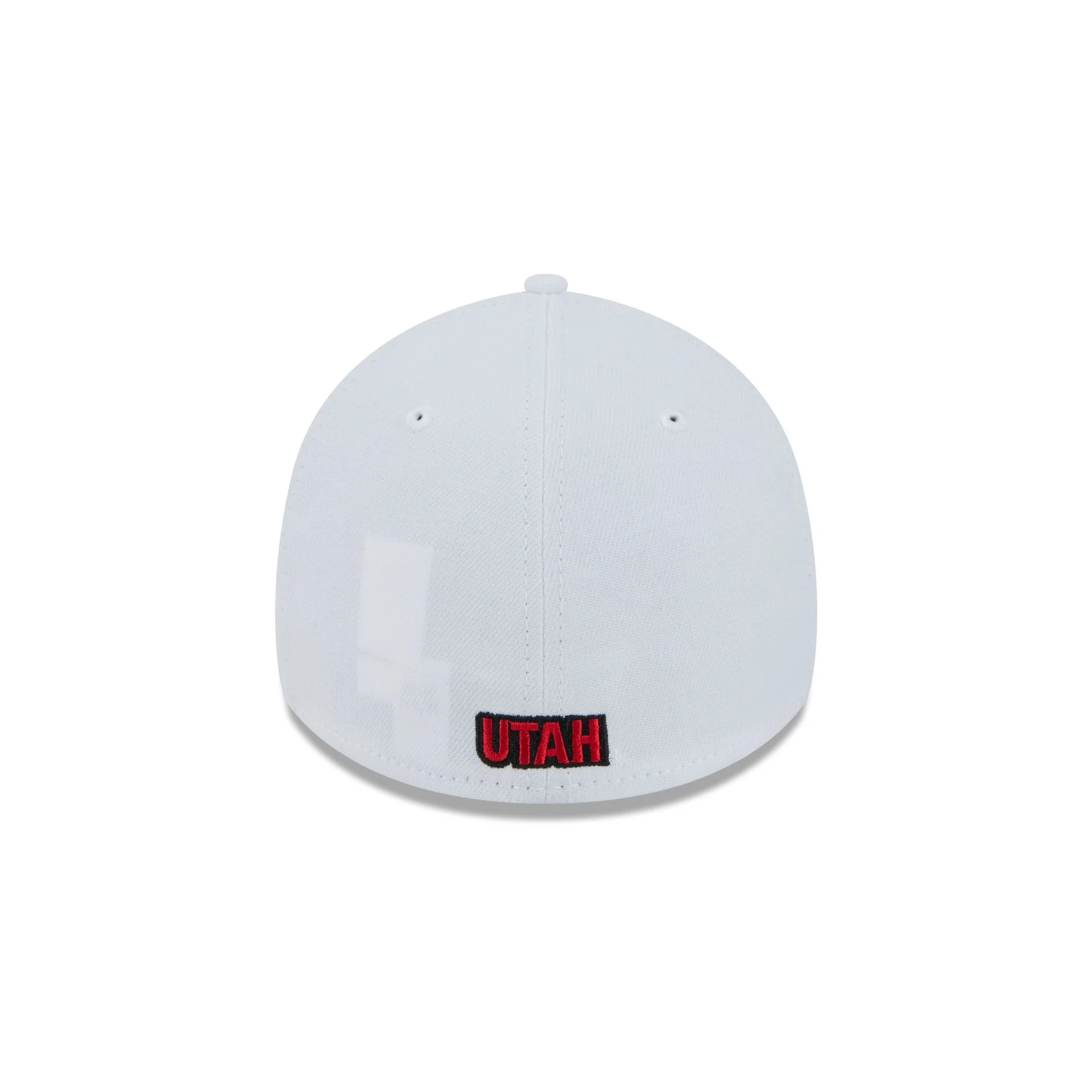 Utah Utes Optic White 39THIRTY Stretch Fit Hat - Image 6