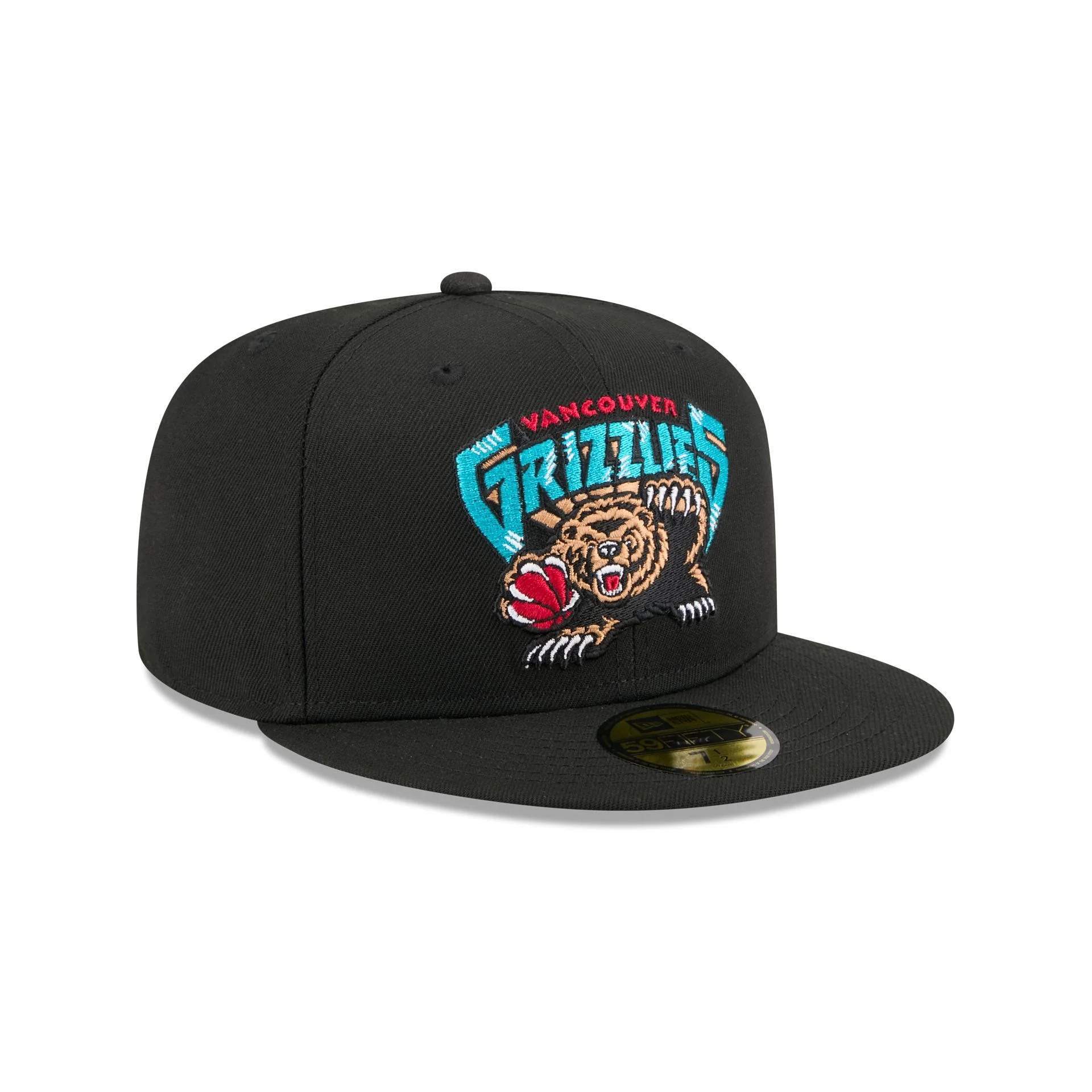 Vancouver Grizzlies 1995-2001 Hardwood Classics 59FIFTY Fitted Hat - Image 3