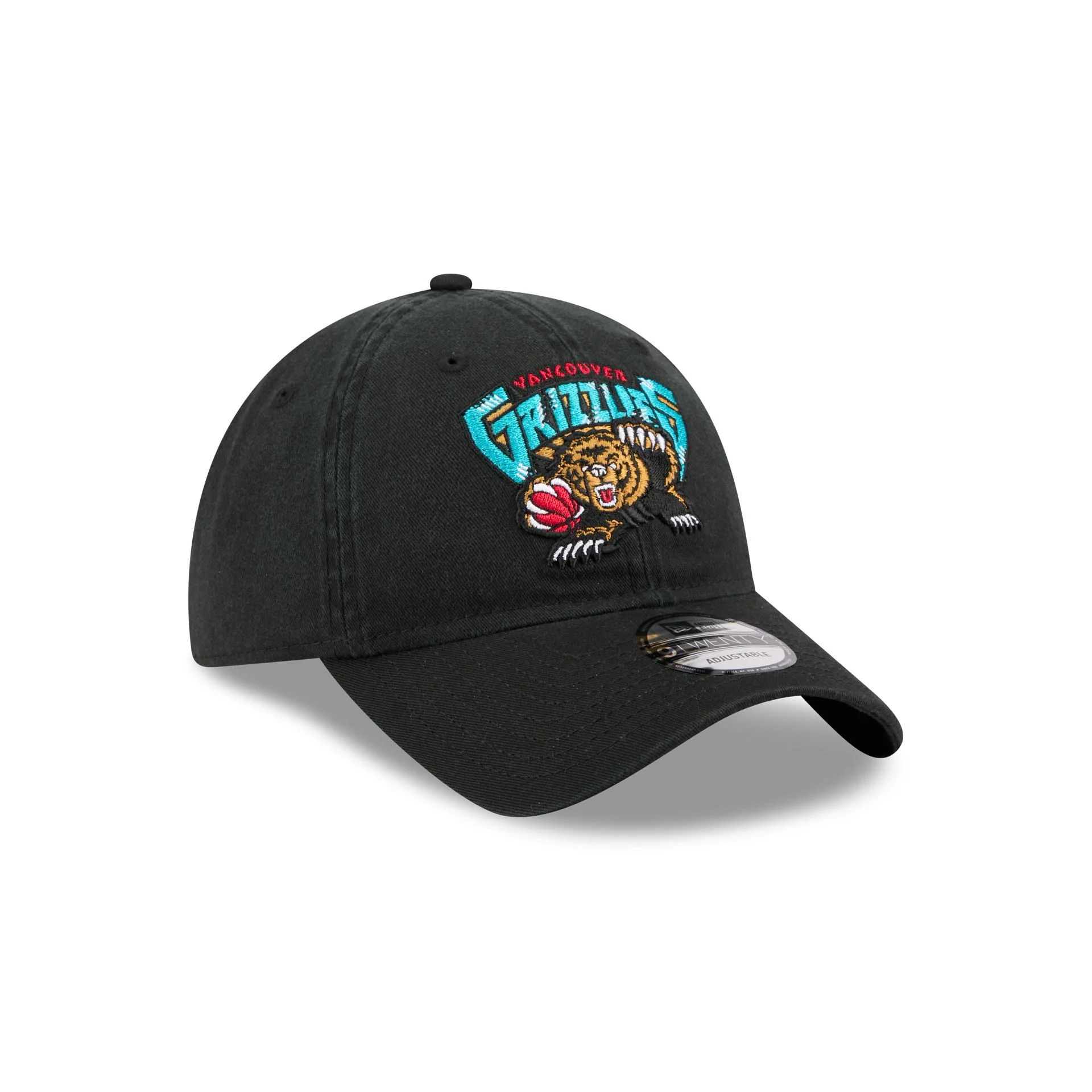 Vancouver Grizzlies 1995-2001 Hardwood Classics 9TWENTY Adjustable Hat - Image 3