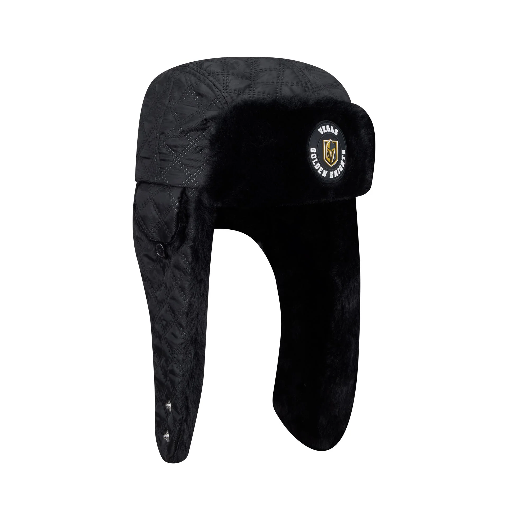 Vegas Golden Knights Quilted Fashion Trapper Hat - Image 3