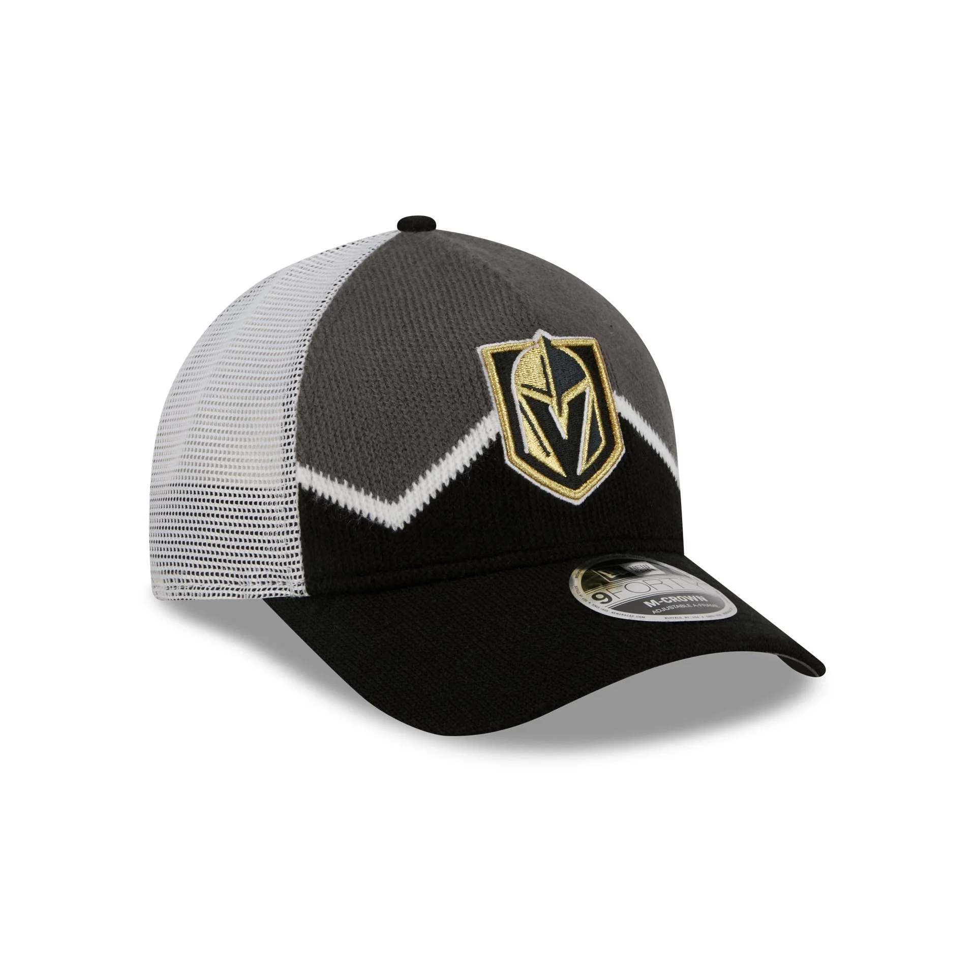 Vegas Golden Knights Sock 9FORTY M-Crown A-Frame Trucker Hat - Image 3