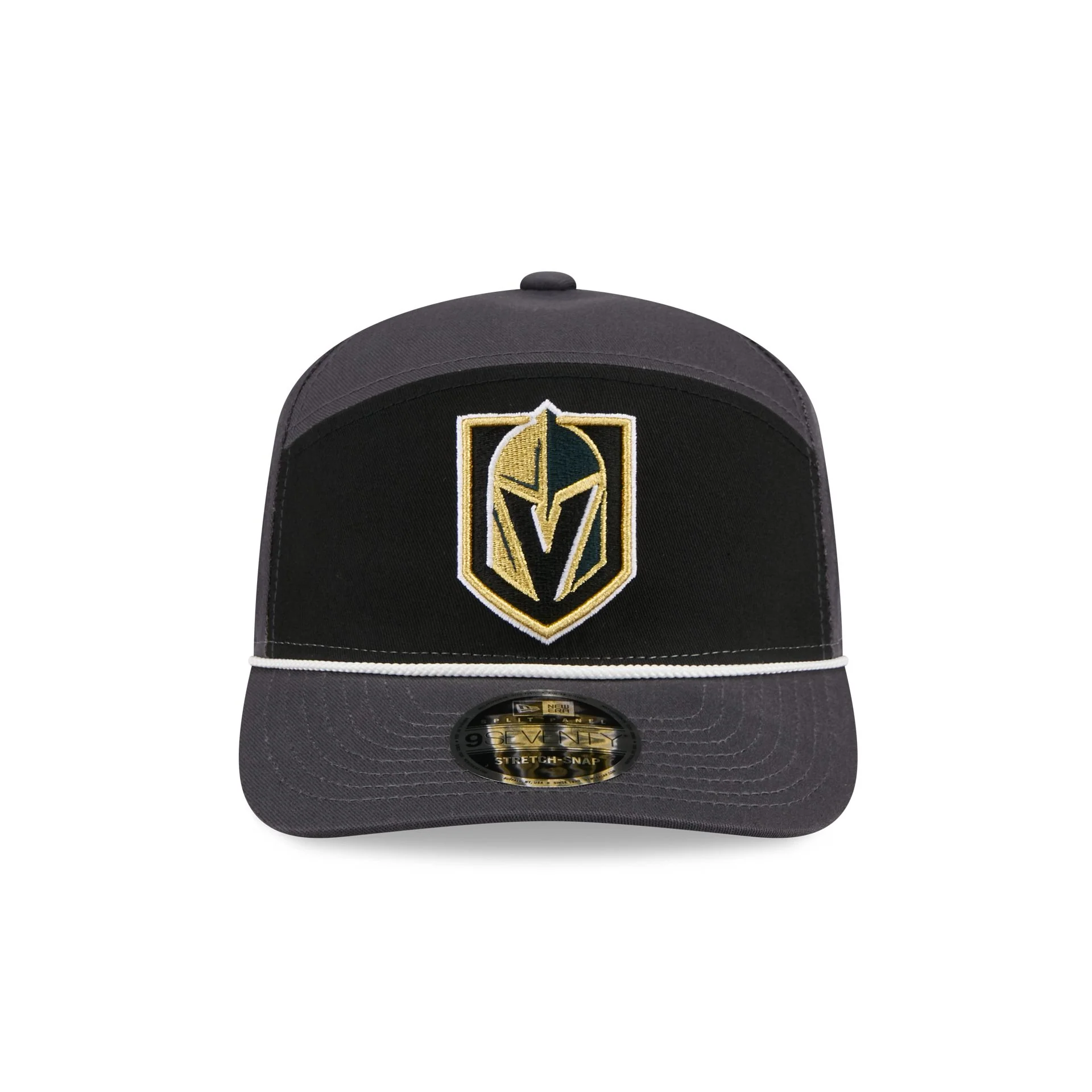 Vegas Golden Knights Split Panel 9SEVENTY Stretch-Snap Hat - Image 2