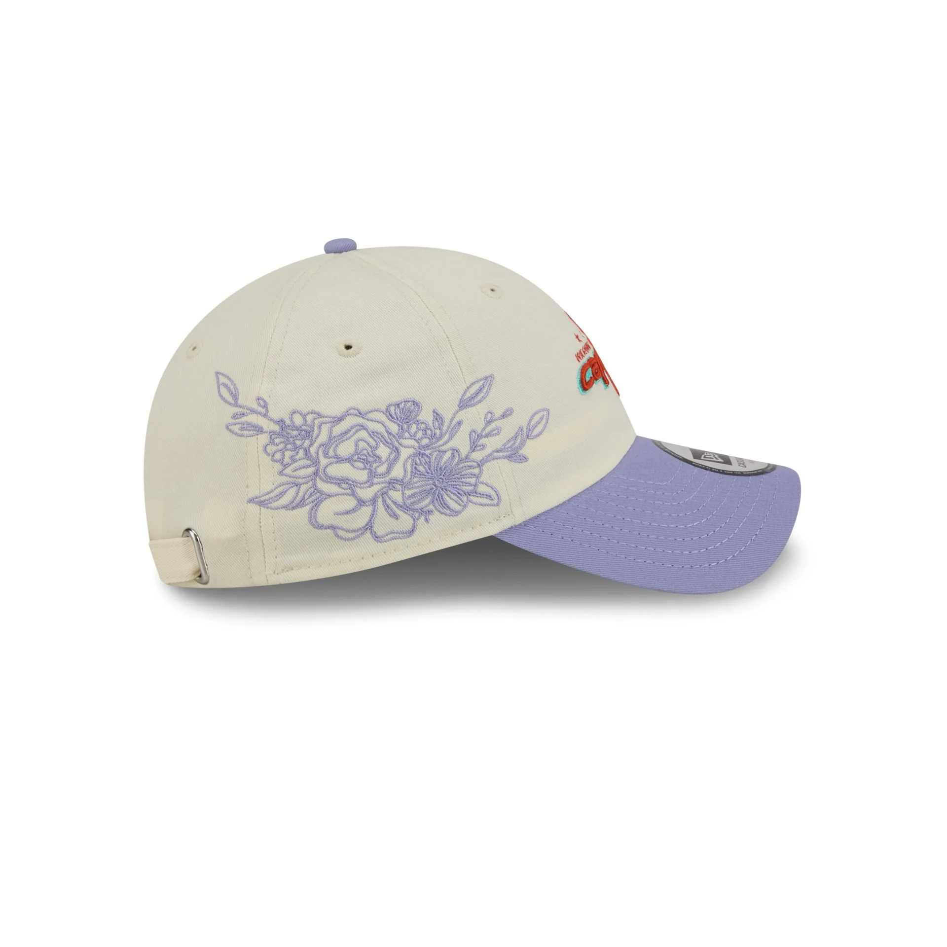 Washington Capitals Lavender Flowers Casual Classic Adjustable Hat - Image 4
