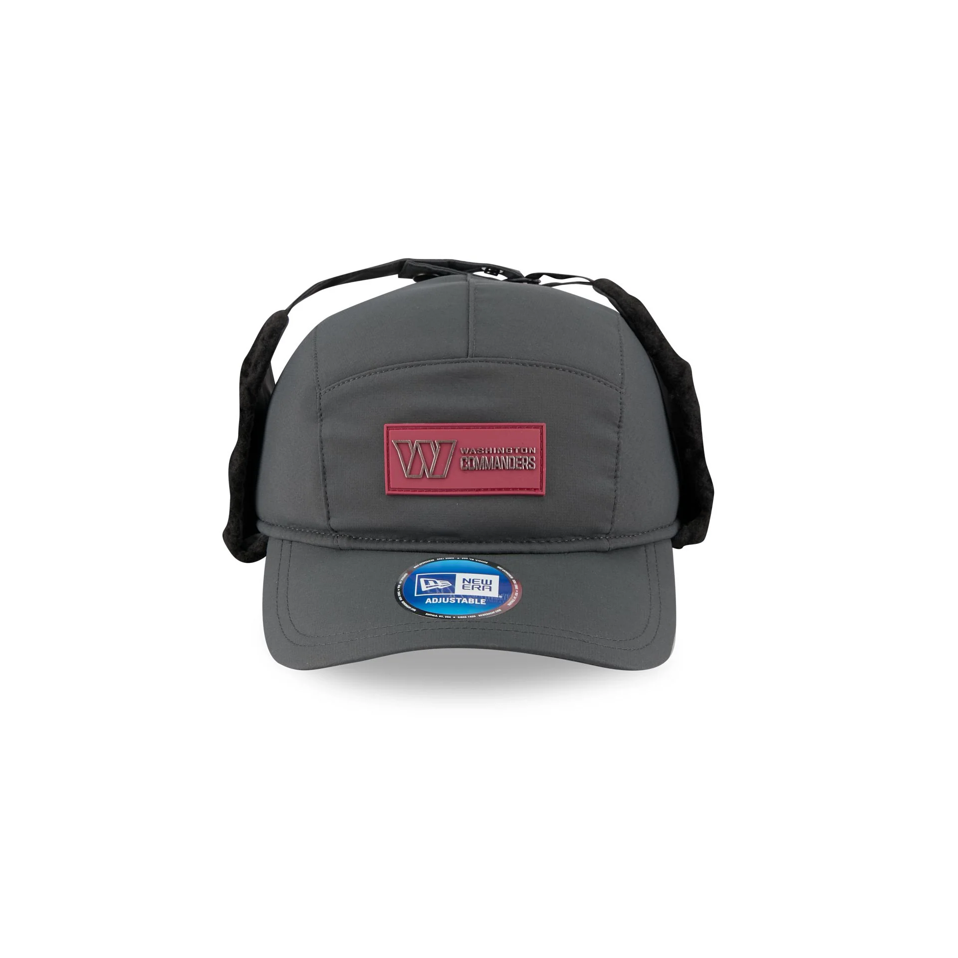 Washington Commanders 2025 Sideline Cold Weather Steel Clouds Runner Dogear Adjustable Hat - Image 2