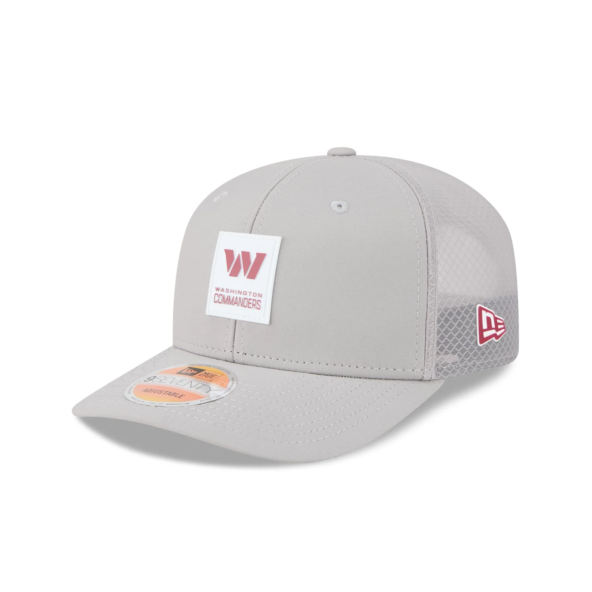 Washington Commanders 2025 Sideline Hot Weather Gray 9SEVENTY Trucker Hat