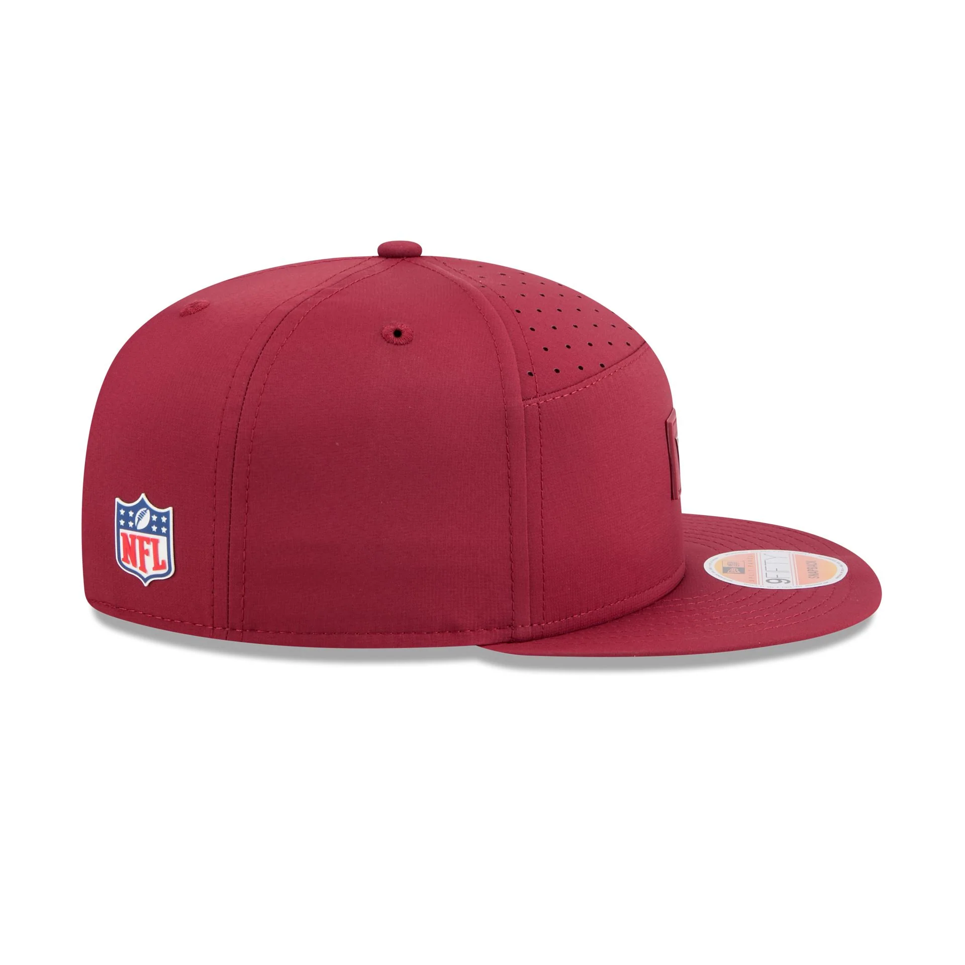 Washington Commanders 2025 Sideline Hot Weather Split Panel 9FIFTY Snapback Hat - Image 5