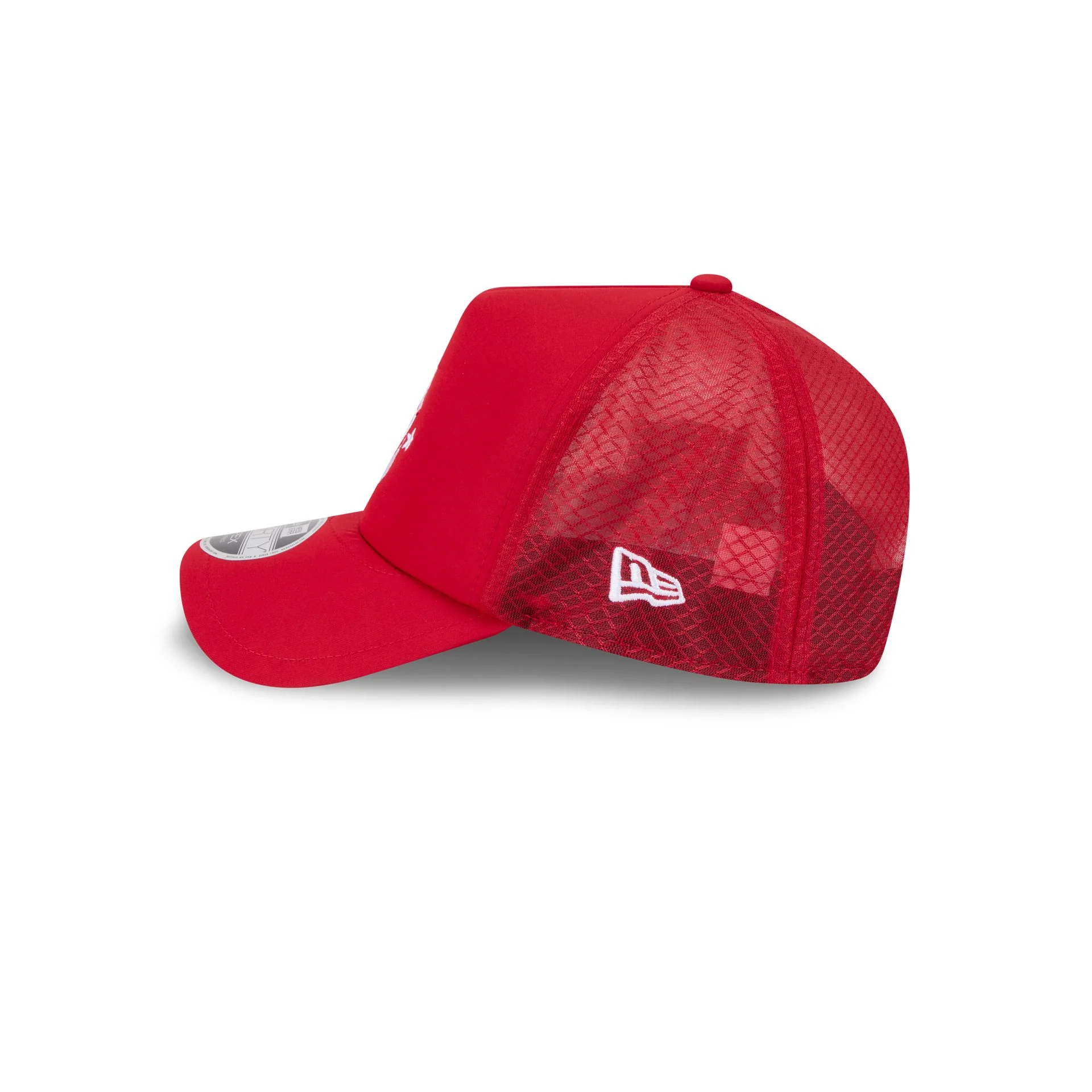 Washington Nationals 2026 Batting Practice Alt W 9FORTY APEX Trucker Hat - Image 4