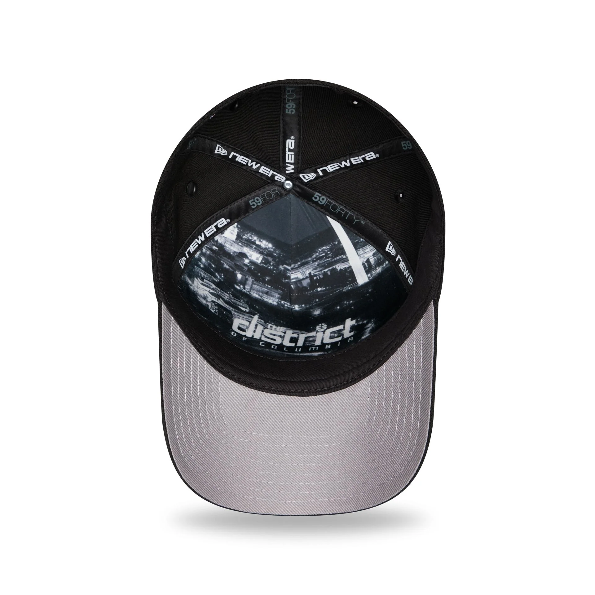 Washington Wizards 2026 Draft Black 59FORTY A-Frame Fitted Hat - Image 8