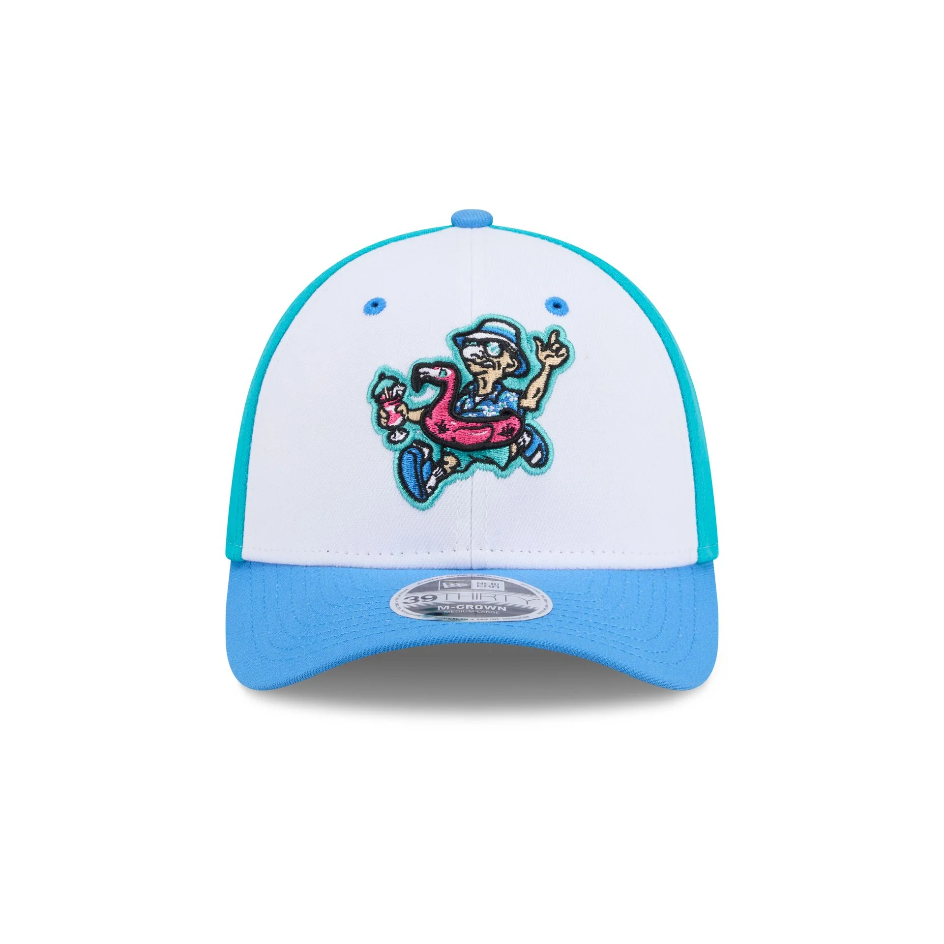 West Michigan Whitecaps Theme Night 39THIRTY M-Crown Stretch Fit Hat - Image 2
