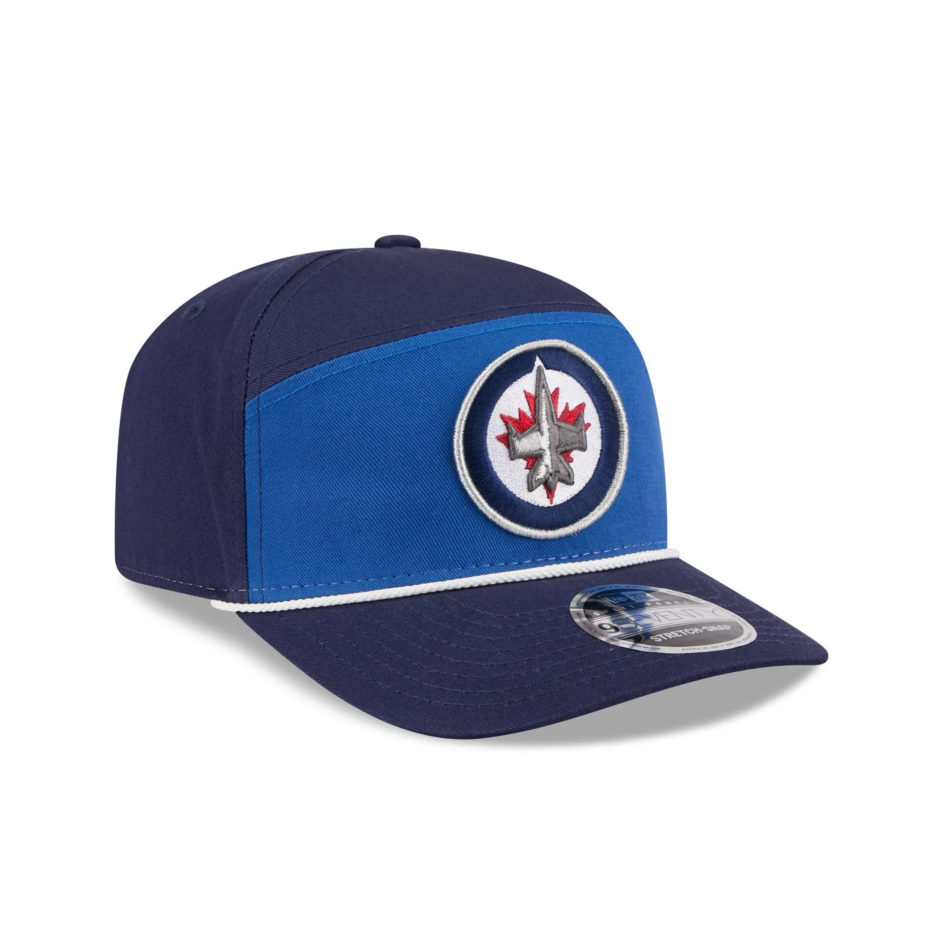 Winnipeg Jets Split Panel 9SEVENTY Stretch-Snap Hat - Image 3