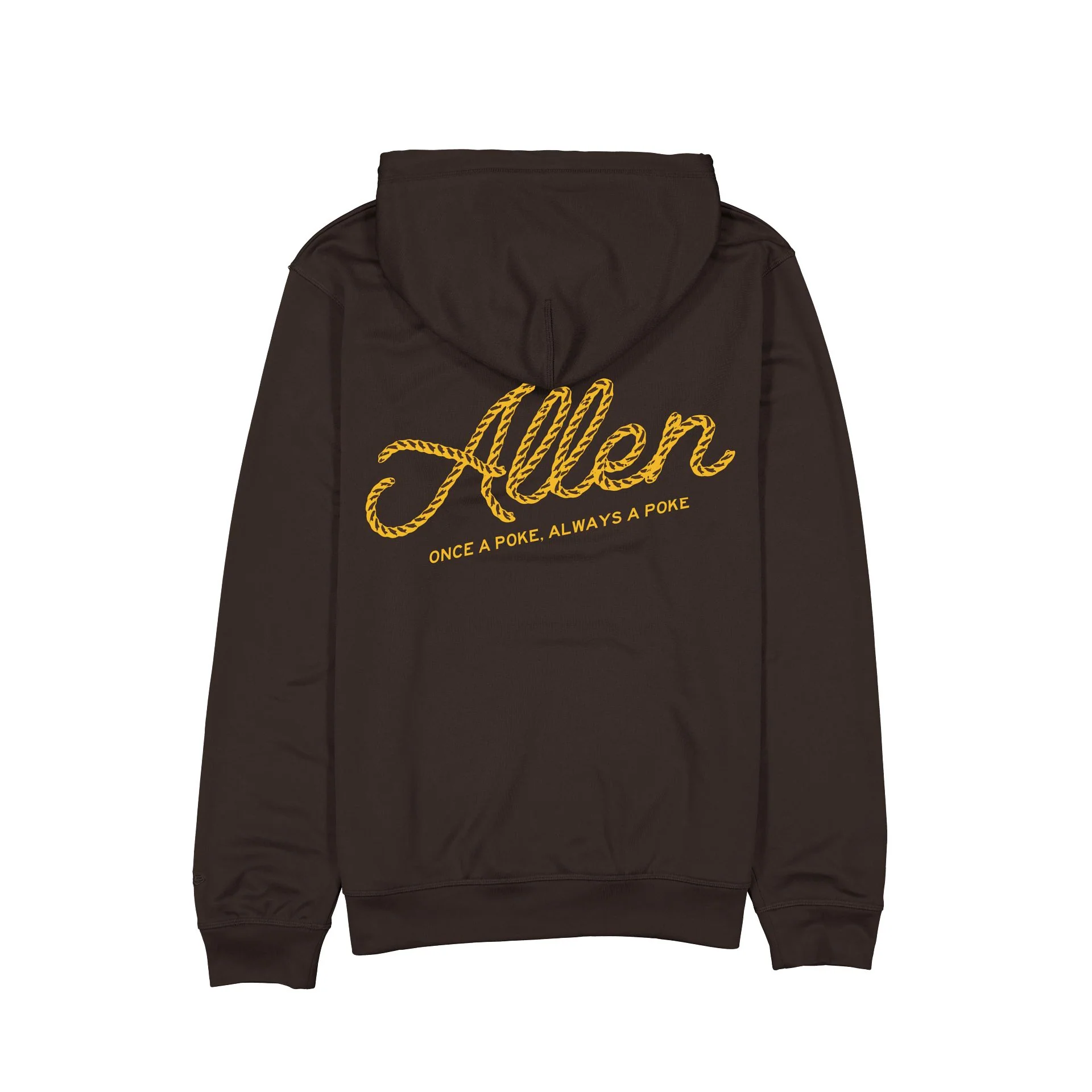 Wyoming Cowboys Josh Allen Jersey Retirement Poke Hoodie - Image 2